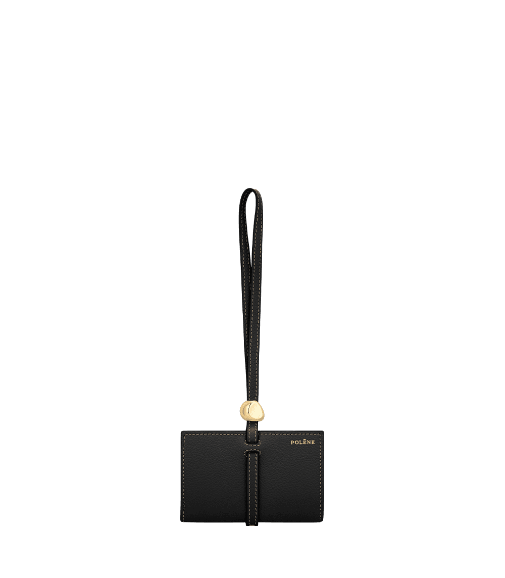 Porte cartes Kayé - Noir Grainé