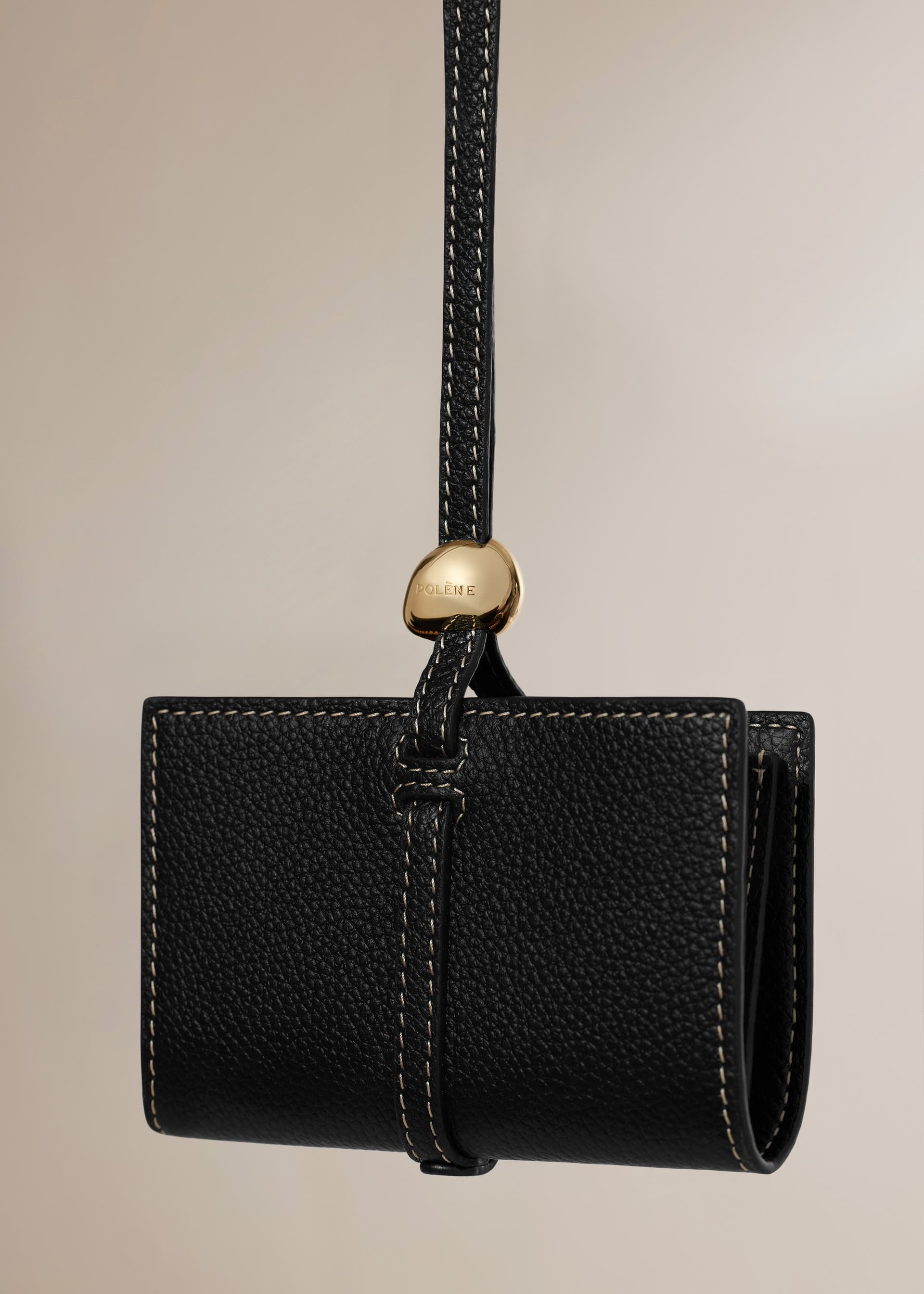 Porte cartes Kayé - Noir Grainé - Photo 2