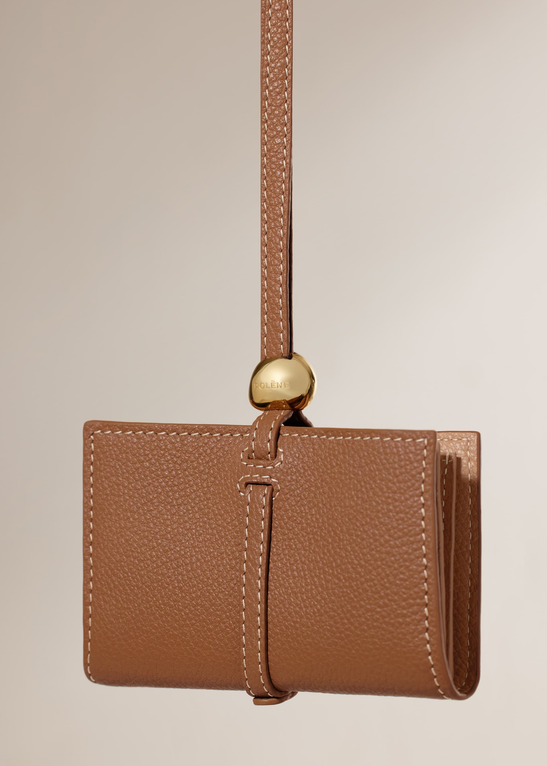 Porte cartes Kayé - Duo Camel Grainé - Photo 2