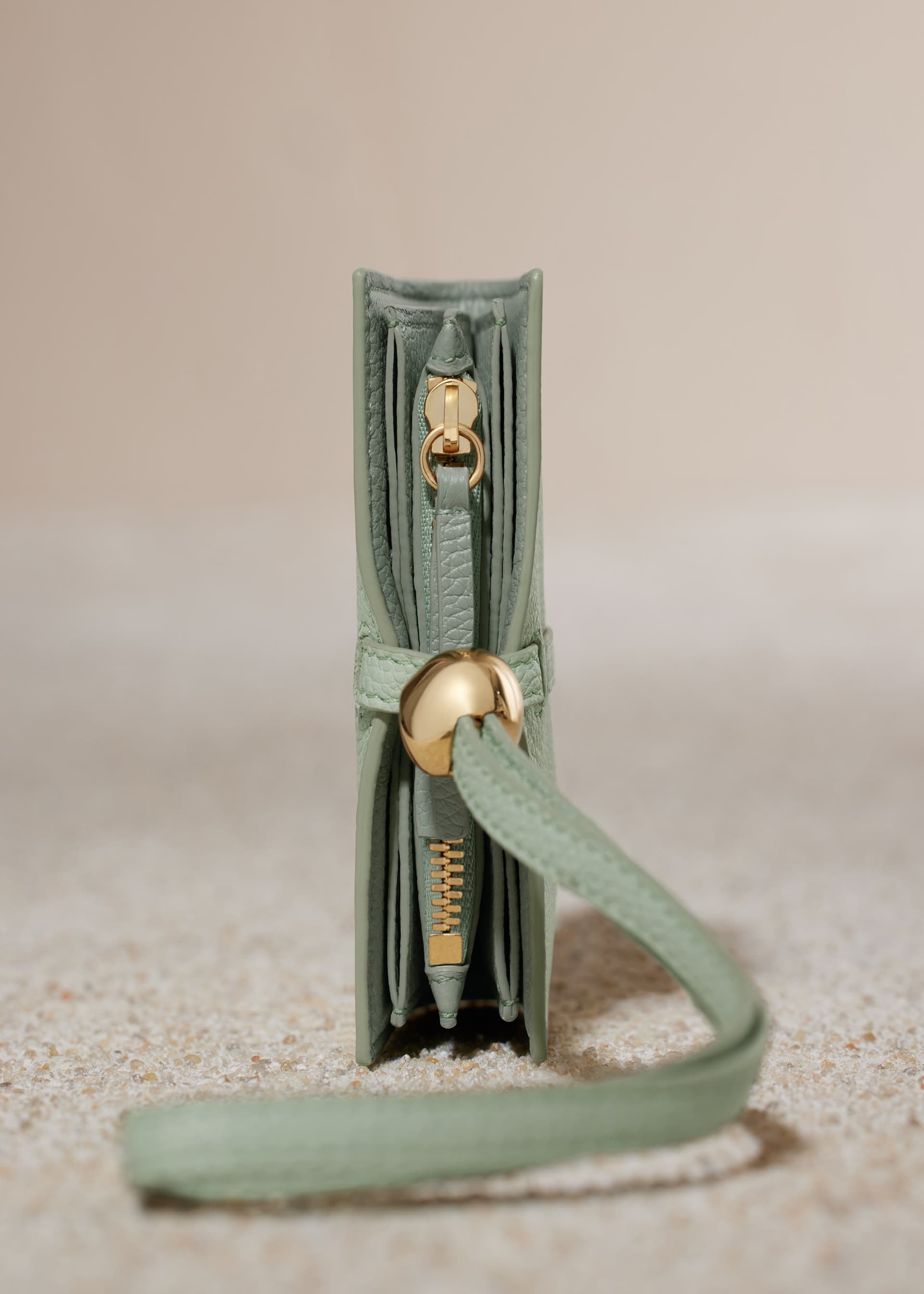 Porte cartes Kayé - Duo Amande Fraîche Grainé - Photo 3