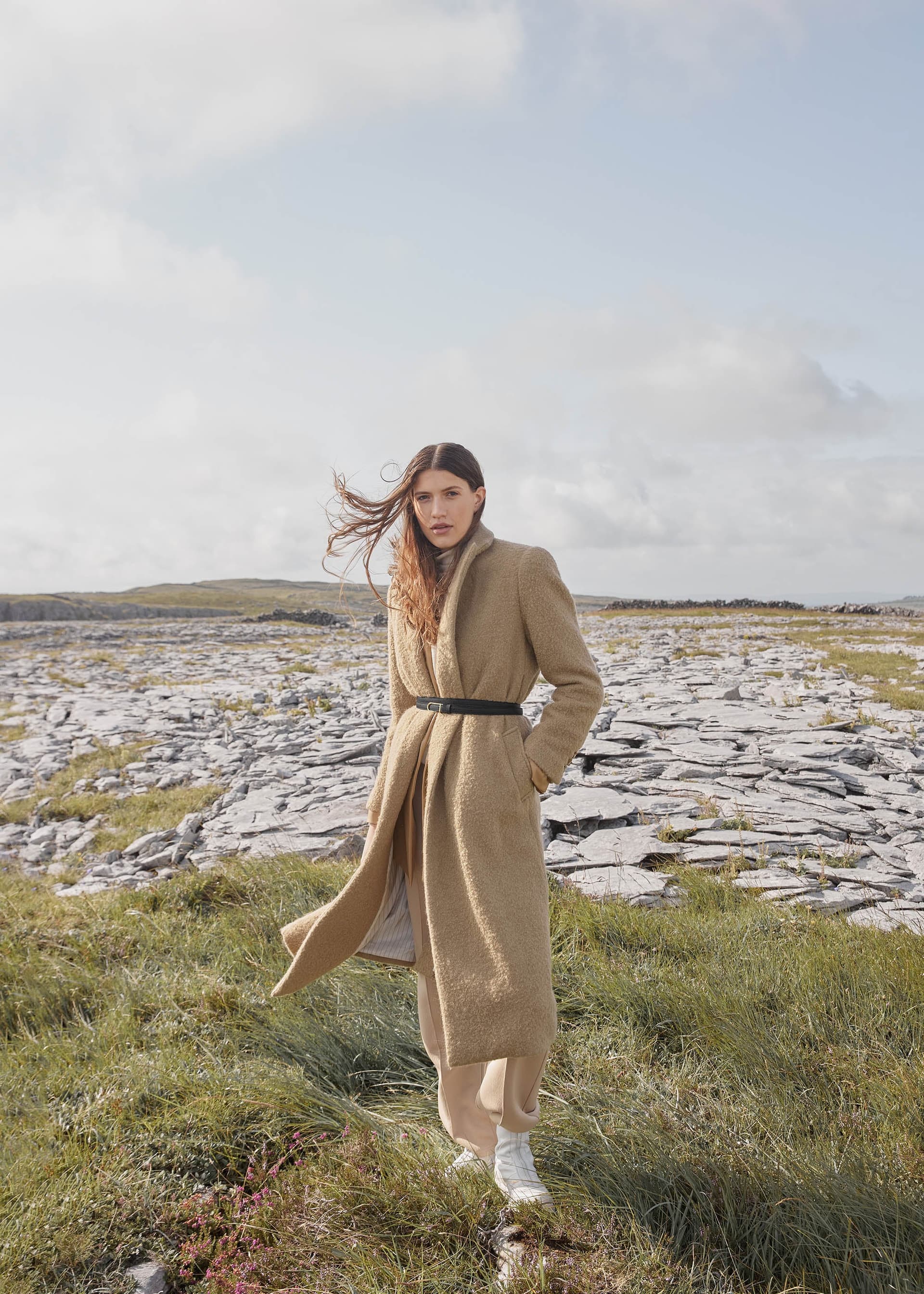 Ceinture Fine Umi - Noir Grainé - Photo 3