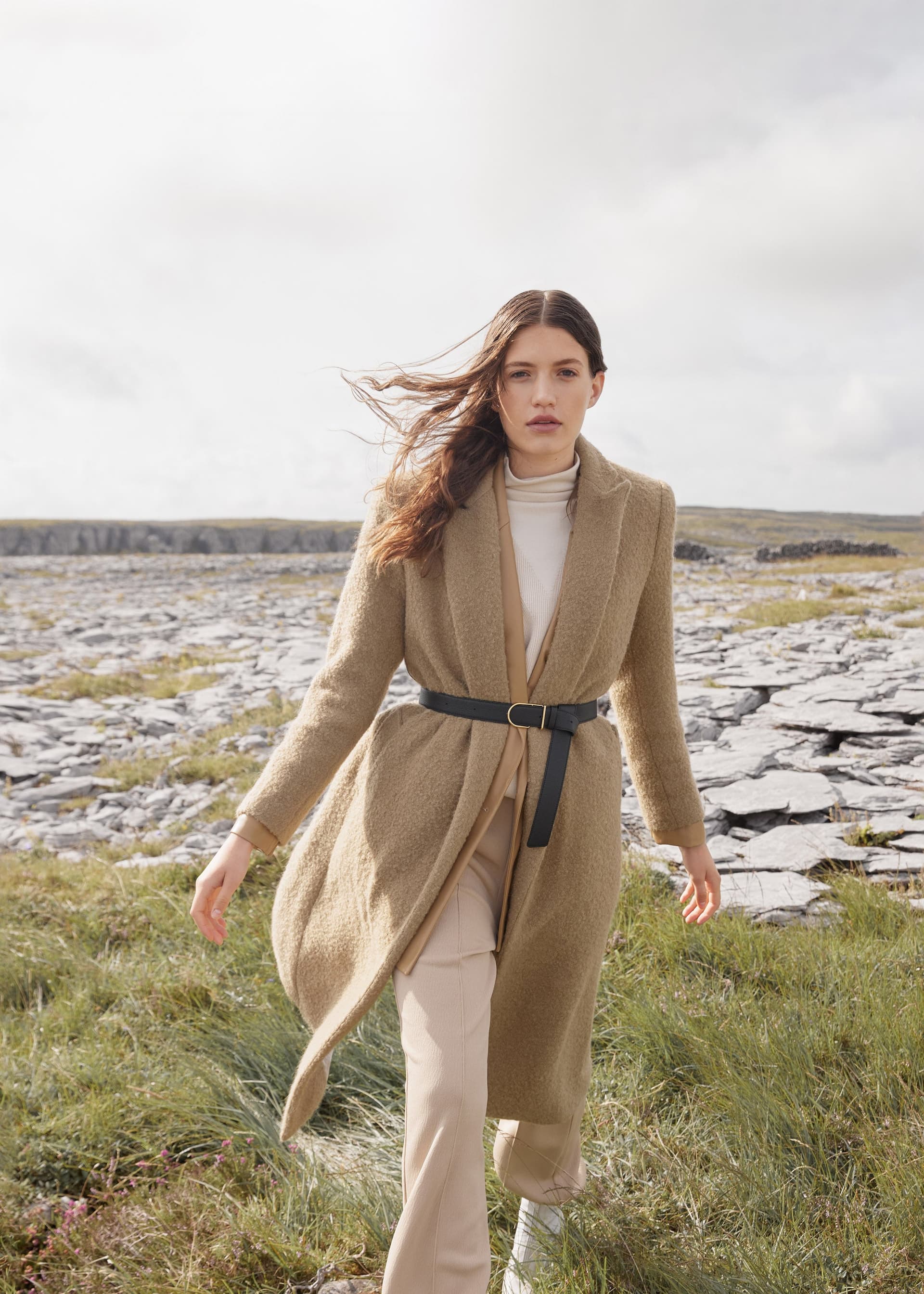 Ceinture Large Umi - Noir Grainé - Photo 3