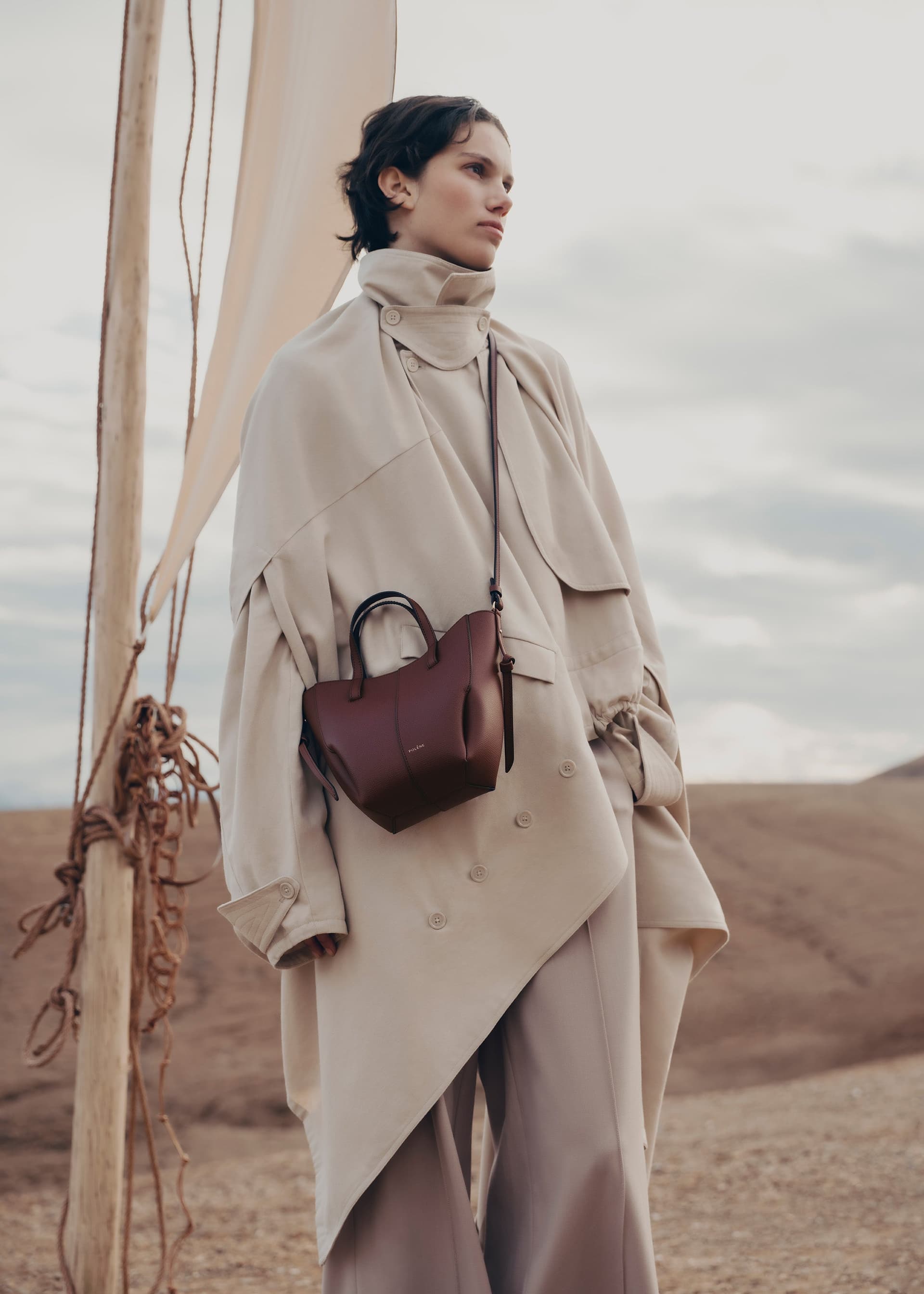 Cyme Tote Nano - Cerise Noire Grainé - Photo 1