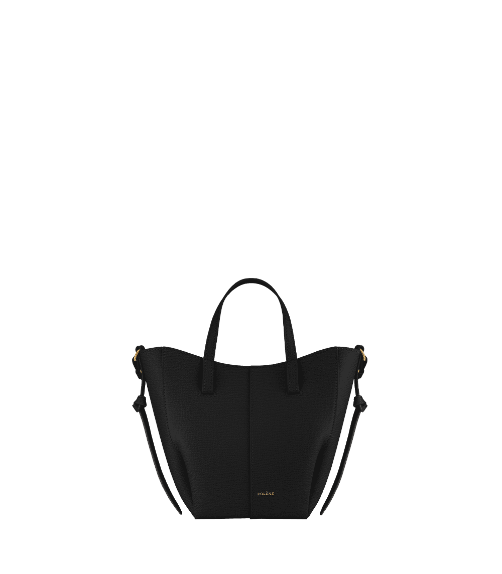 Cyme Tote Nano - Noir Grainé