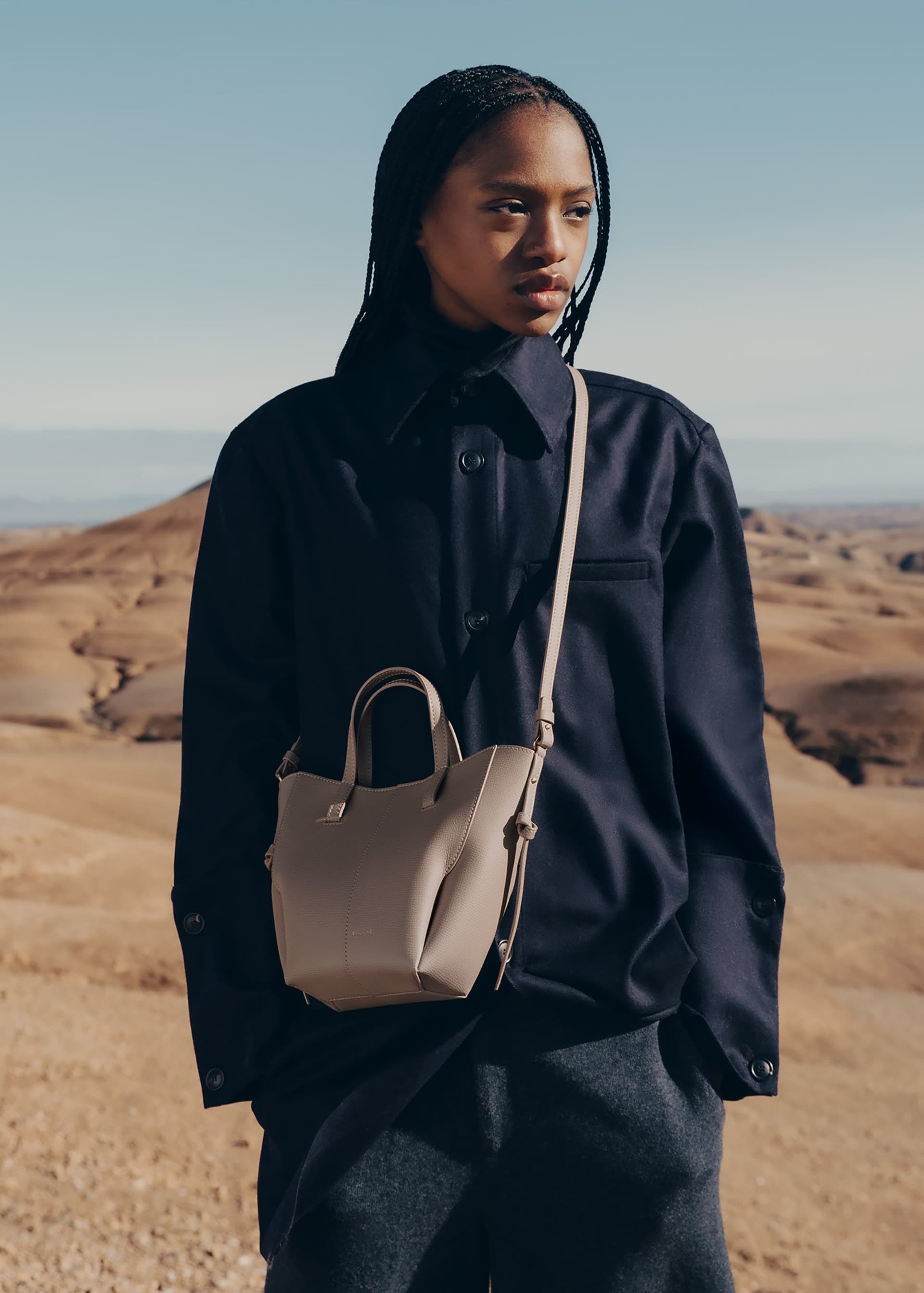 Cyme Tote Nano - Taupe Grainé - Photo 1