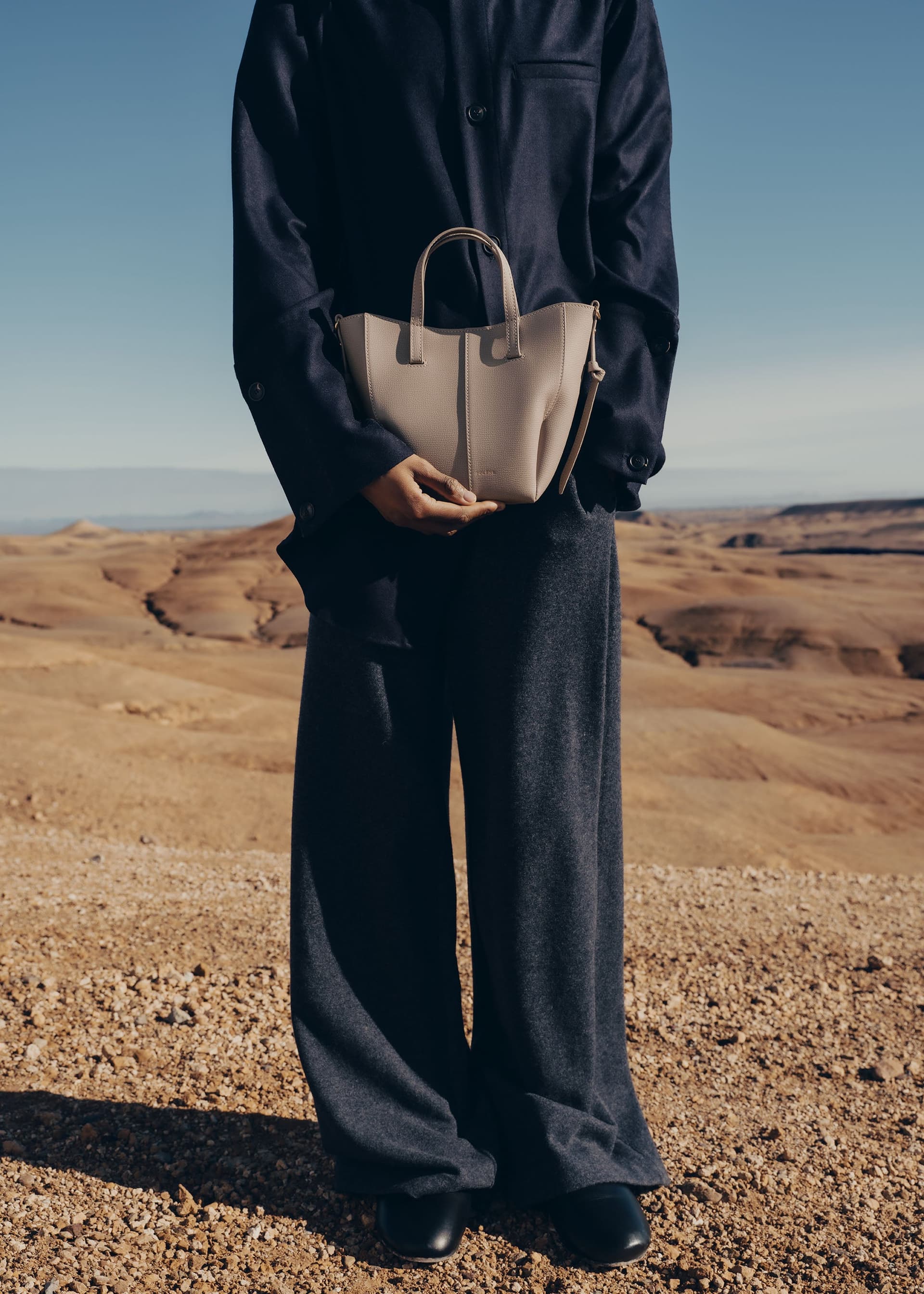 Cyme Tote Nano - Taupe Grainé - Photo 3