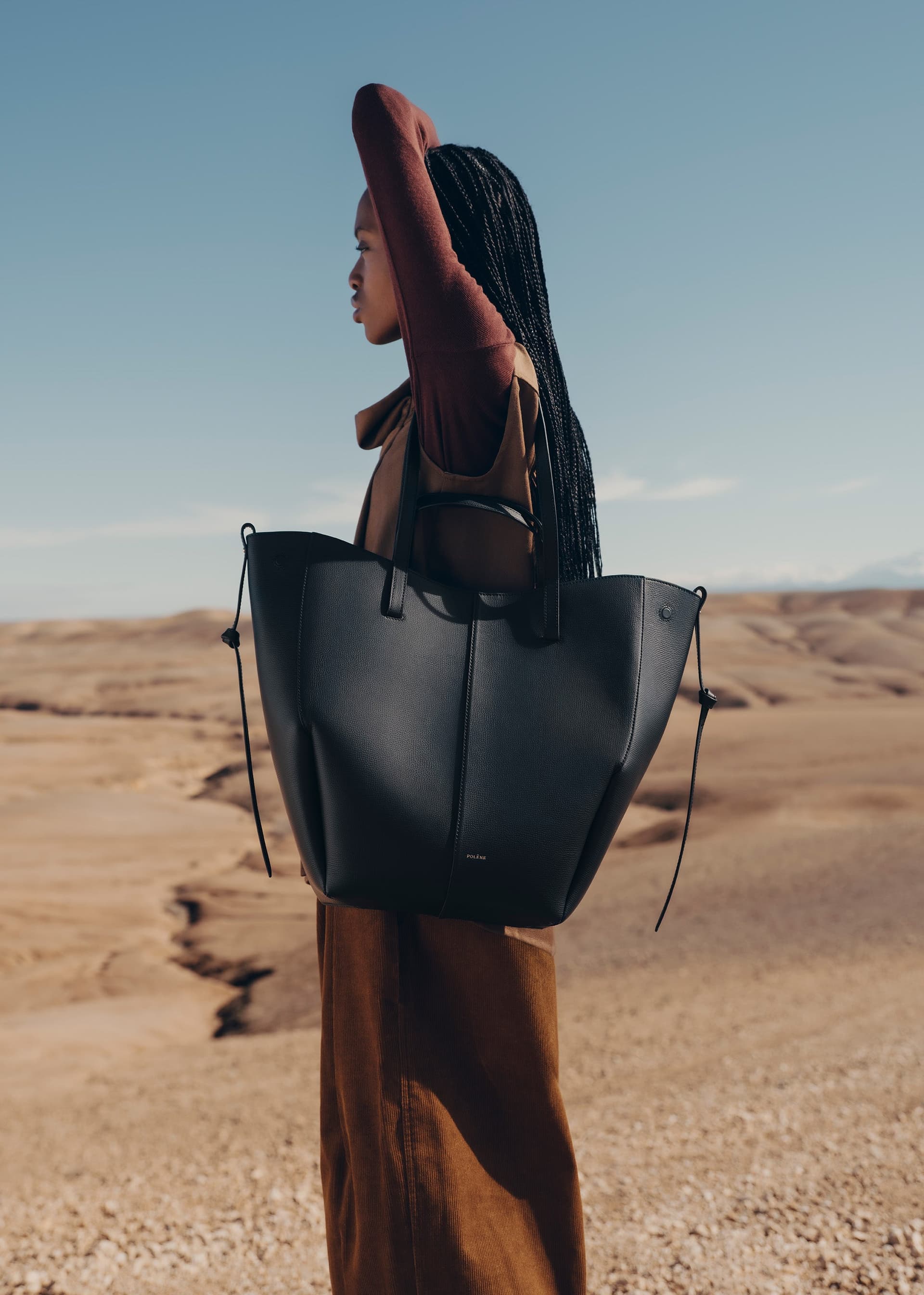 Cyme Tote - Noir Grainé - Photo 1
