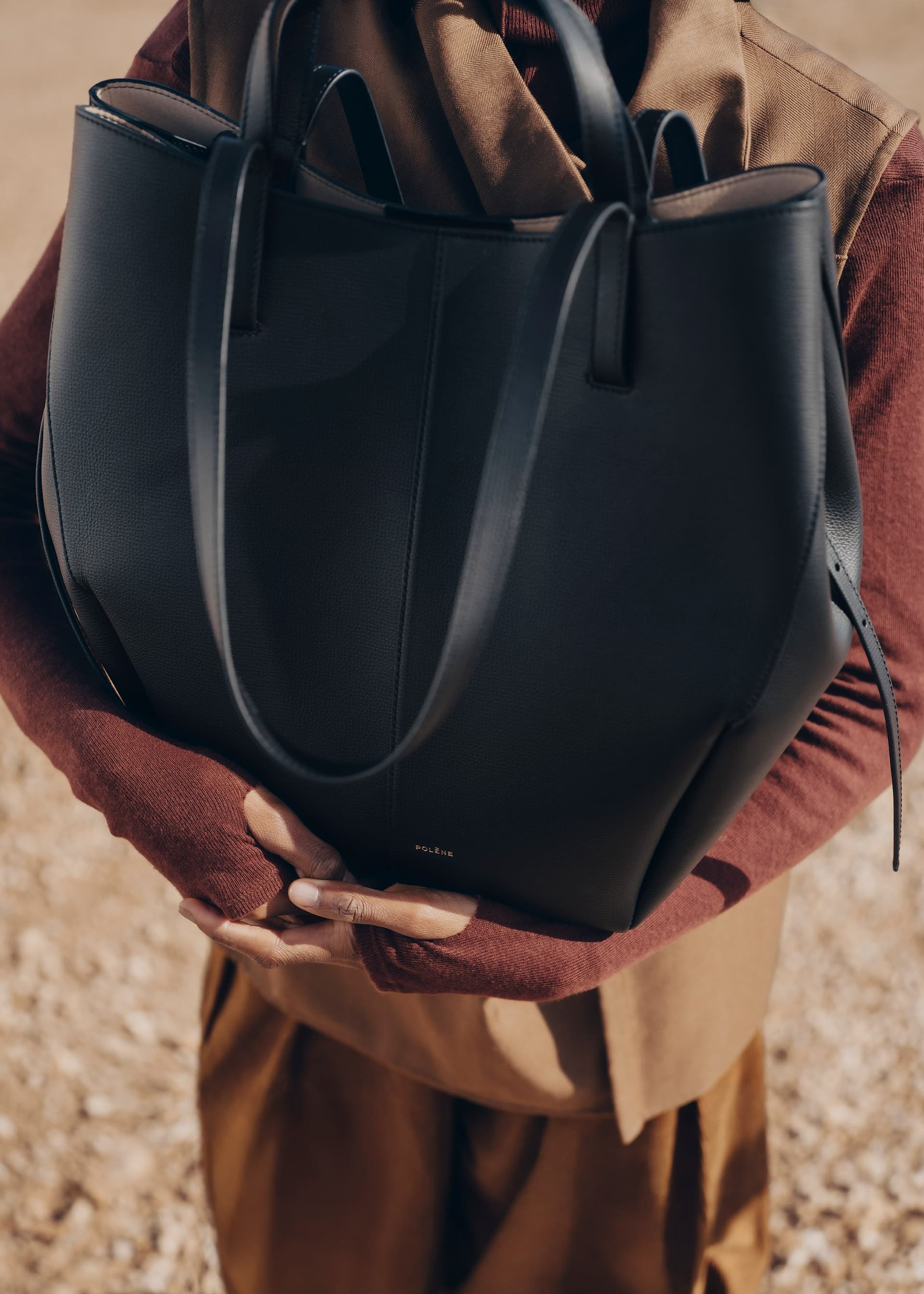 Cyme Tote - Noir Grainé - Photo 2