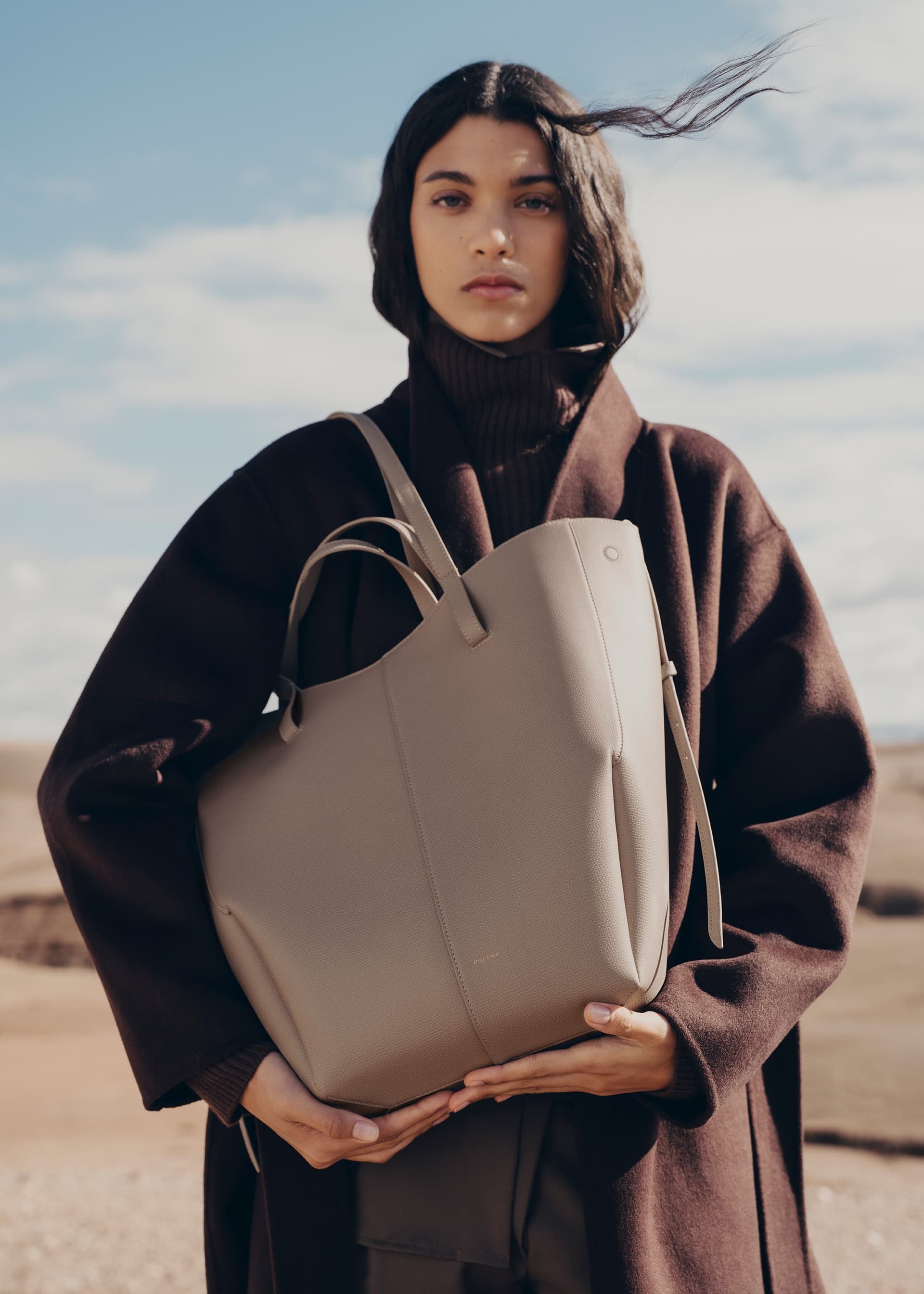 Cyme Tote - Taupe Grainé - Photo 1