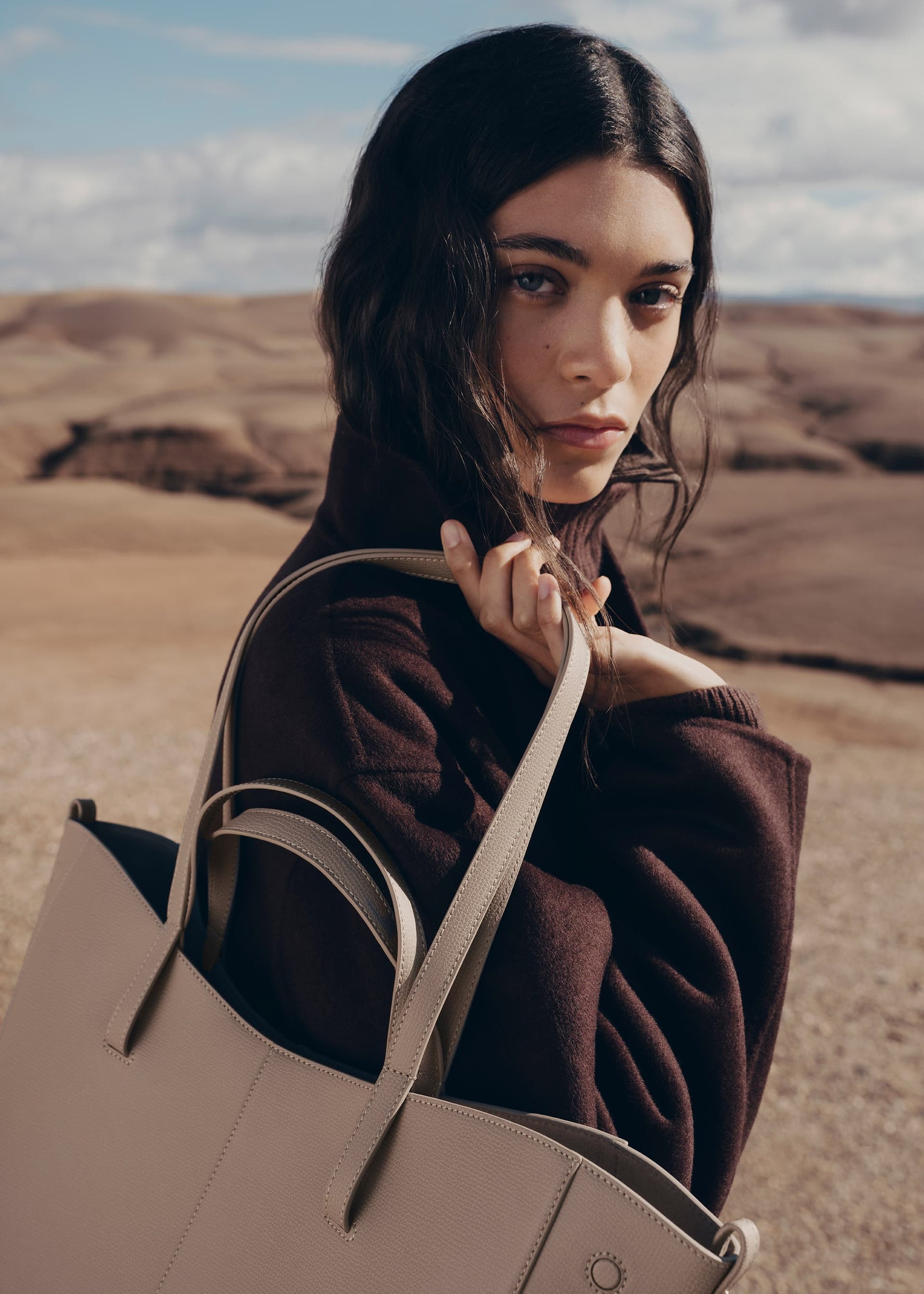 Cyme Tote - Taupe Grainé - Photo 3