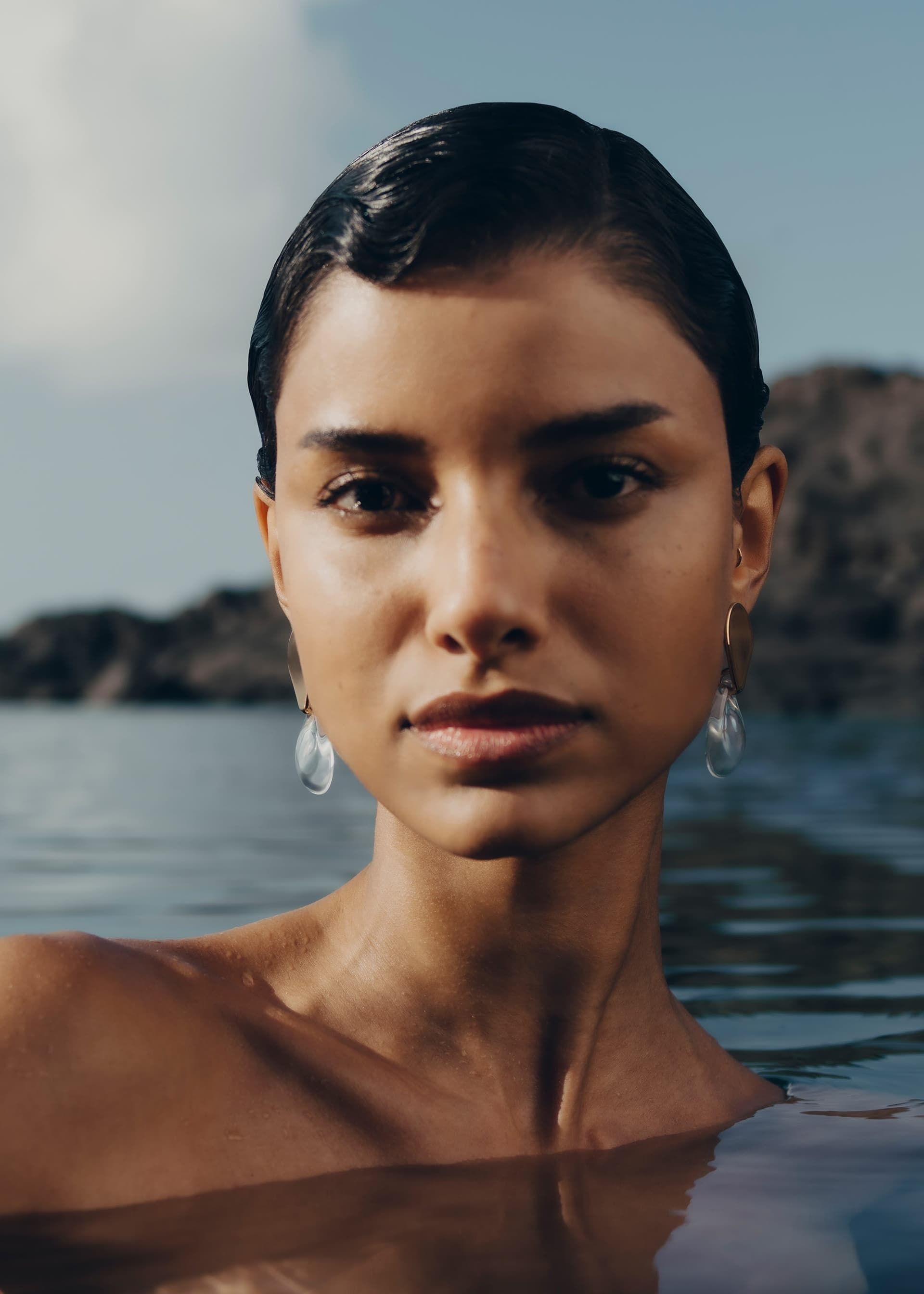 Boucles d'oreilles Naé - Verre - Photo 1