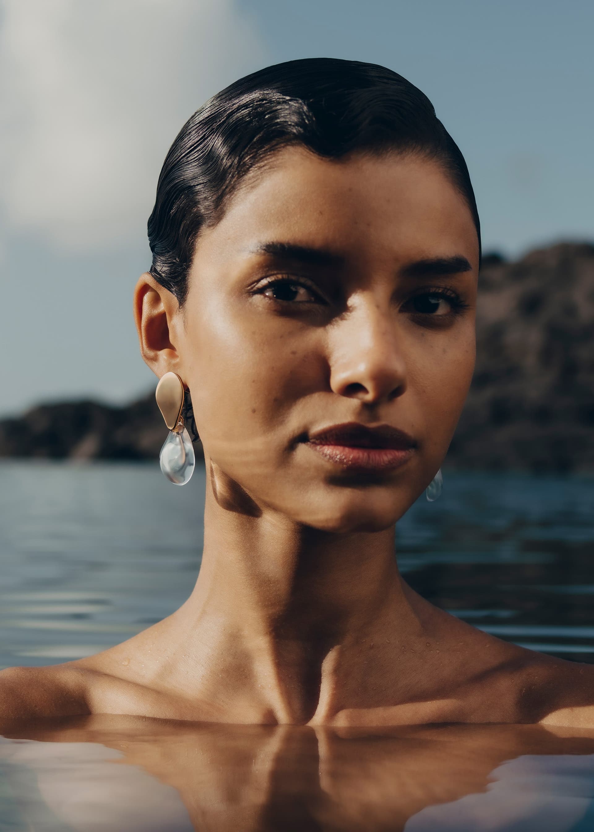 Boucles d'oreilles Naé - Verre - Photo 3