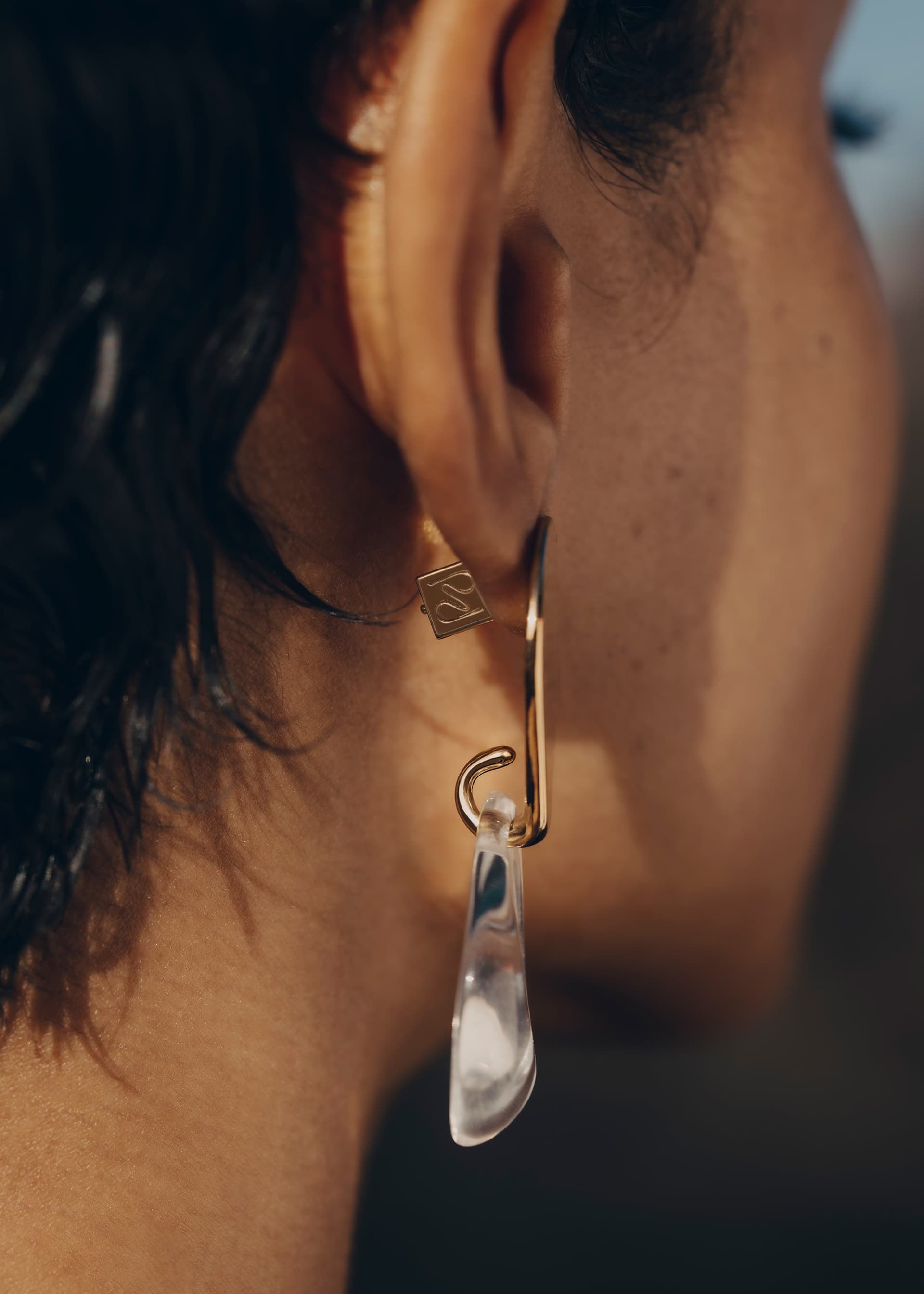 Boucles d'oreilles Naé - Verre - Photo 5