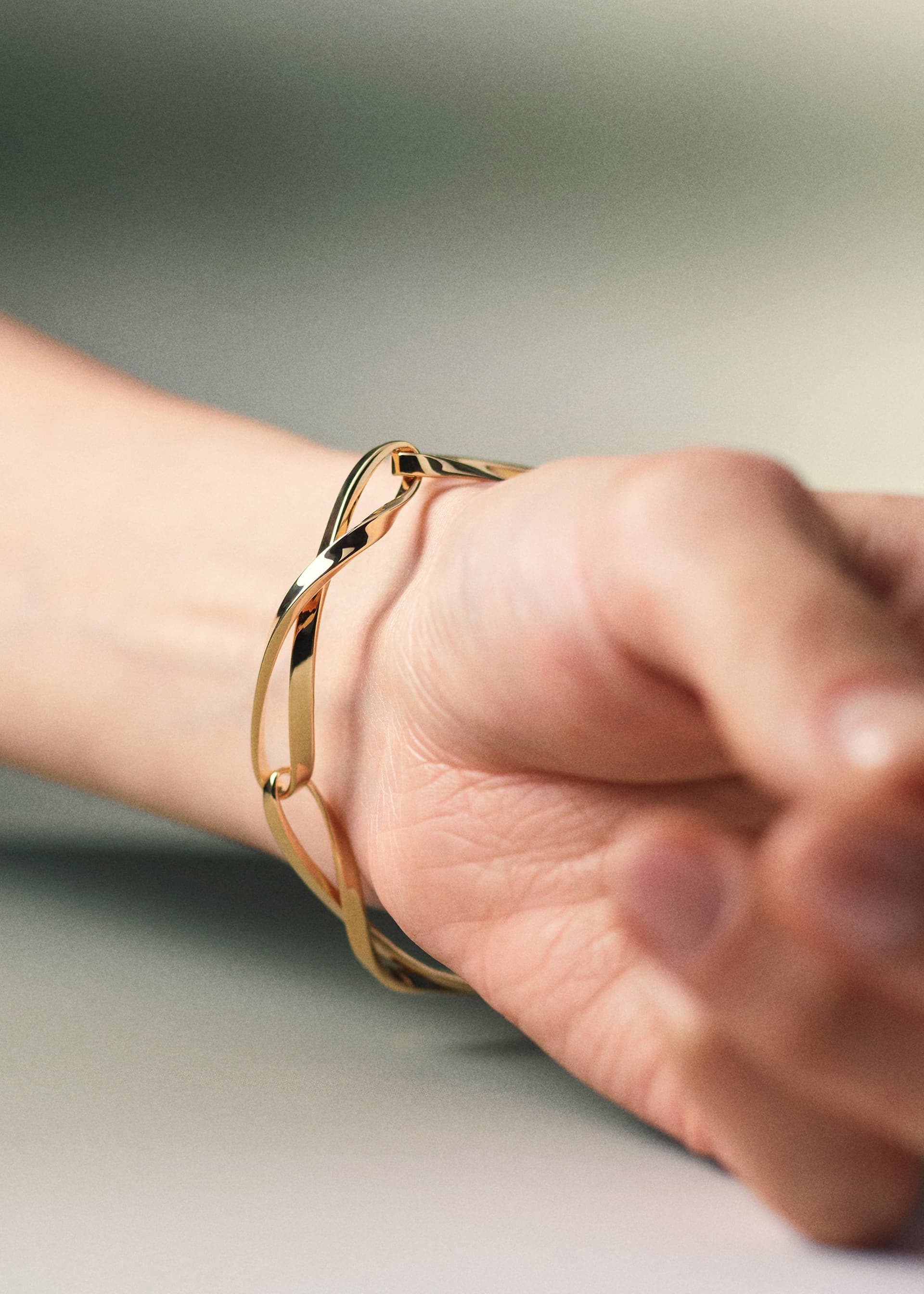 Bracelet Chaîne Éole - Dorée à l’or 24 carats - Photo 4