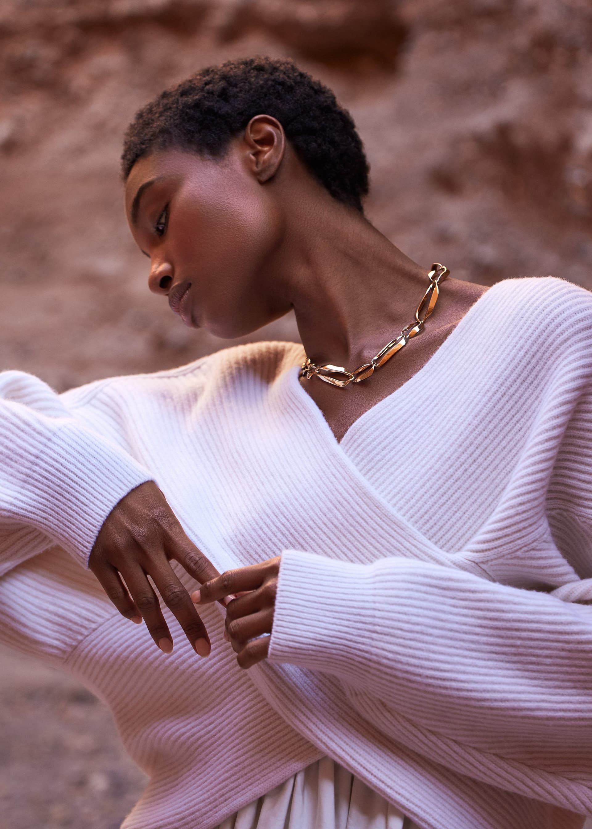 Chaîne Éole - Dorée à l’or 24 carats - Photo 1