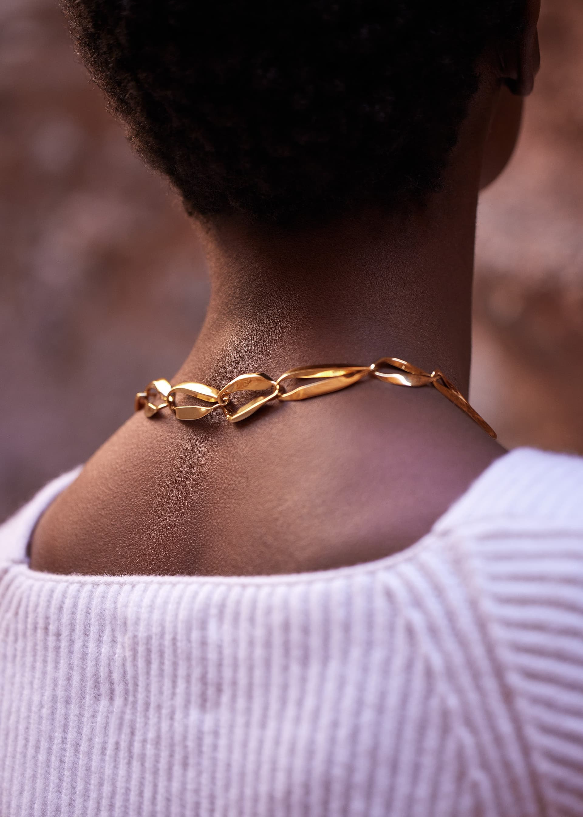 Chaîne Éole - Dorée à l’or 24 carats - Photo 6