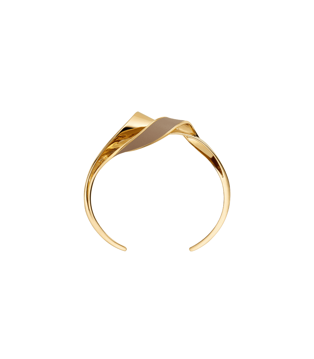 Manchette Éole - Cuir Taupe