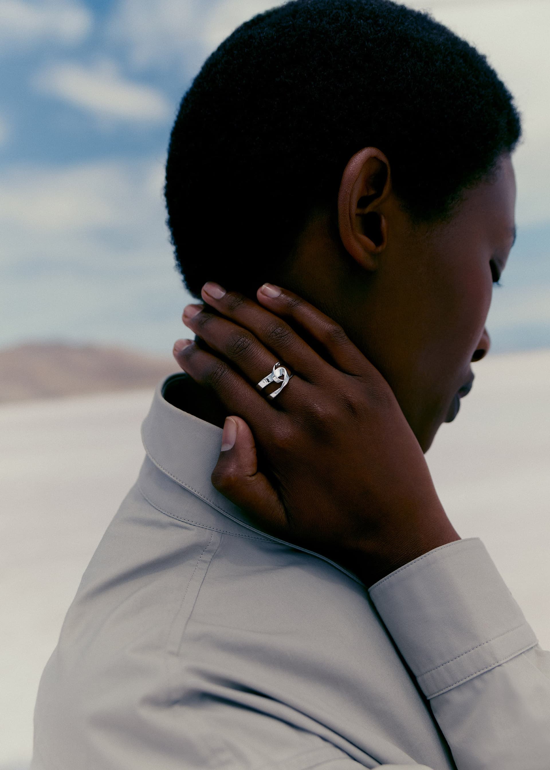 Bague Éole - Argentée en laiton rhodié - Photo 1
