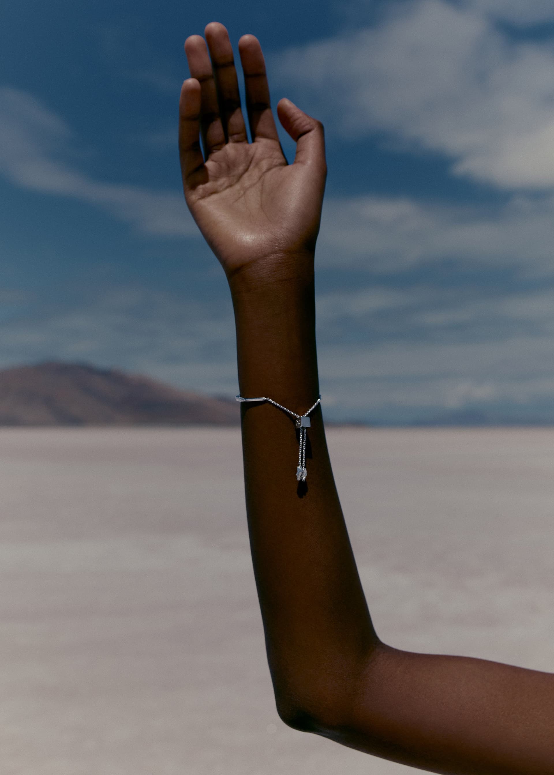 Jonc Eroz - Argentée en laiton rhodié - Photo 1