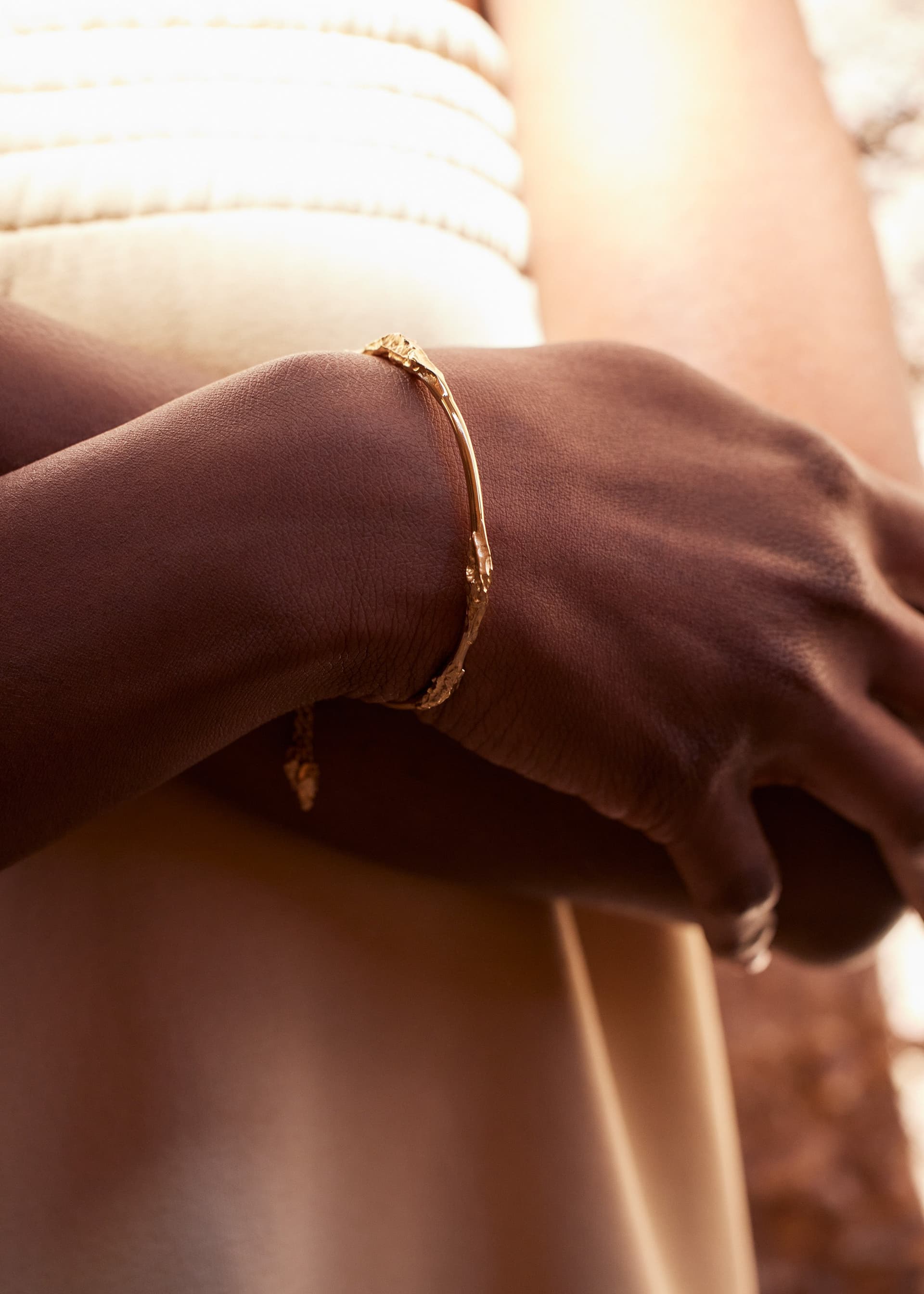 Jonc Eroz - Dorée à l’or 24 carats - Photo 1