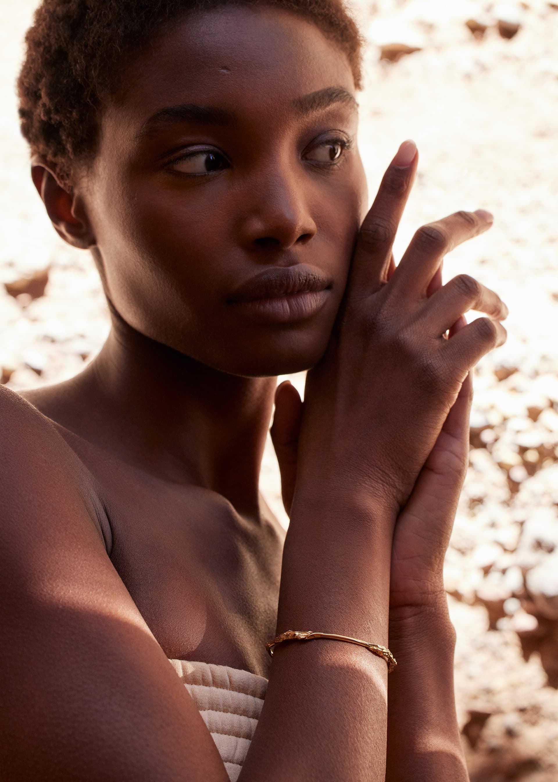 Jonc Eroz - Dorée à l’or 24 carats - Photo 4