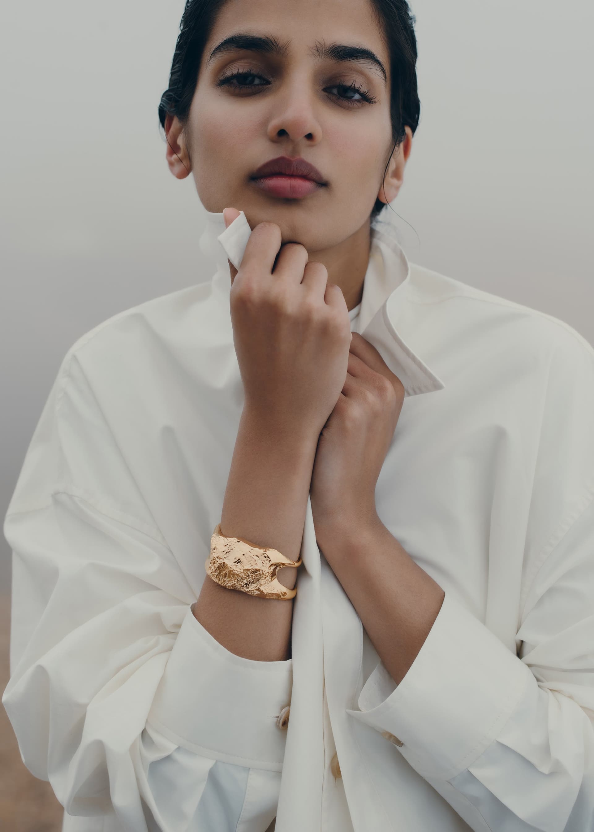 Manchette Eroz - Dorée à l’or 24 carats - Photo 1