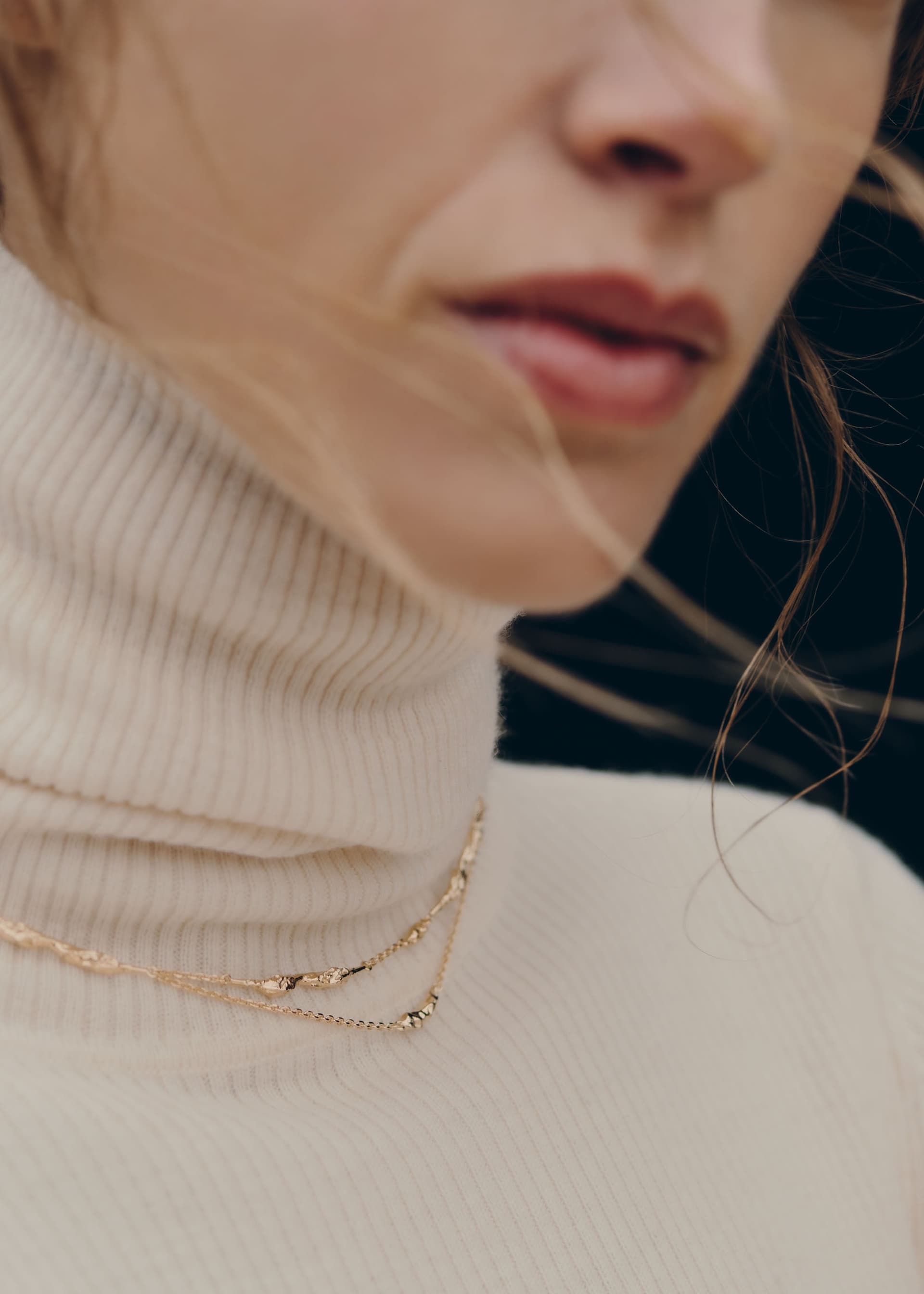 Double Chaîne Eroz - Dorée à l’or 24 carats - Photo 4