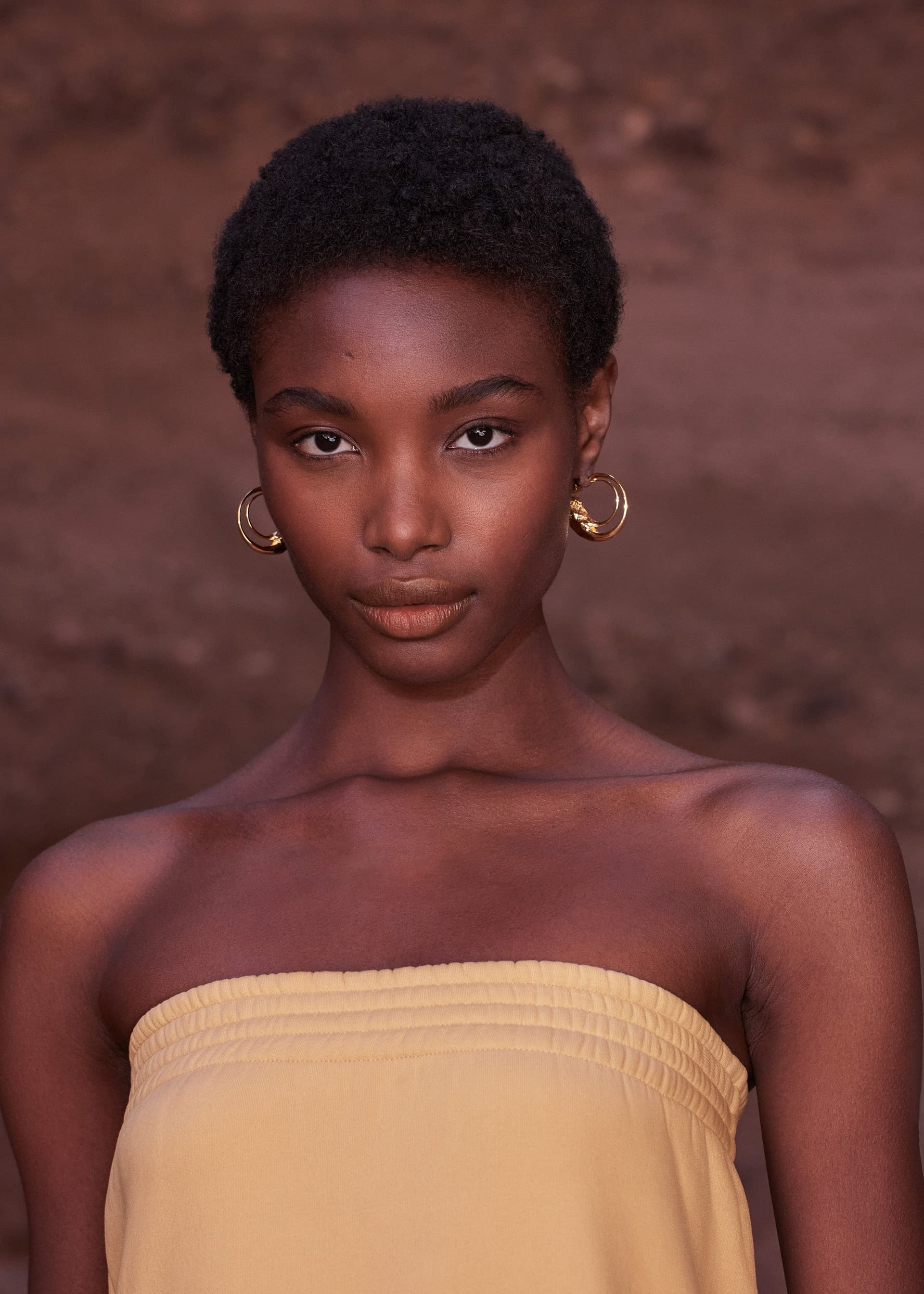 Créoles Eroz - Dorée à l’or 24 carats - Photo 2