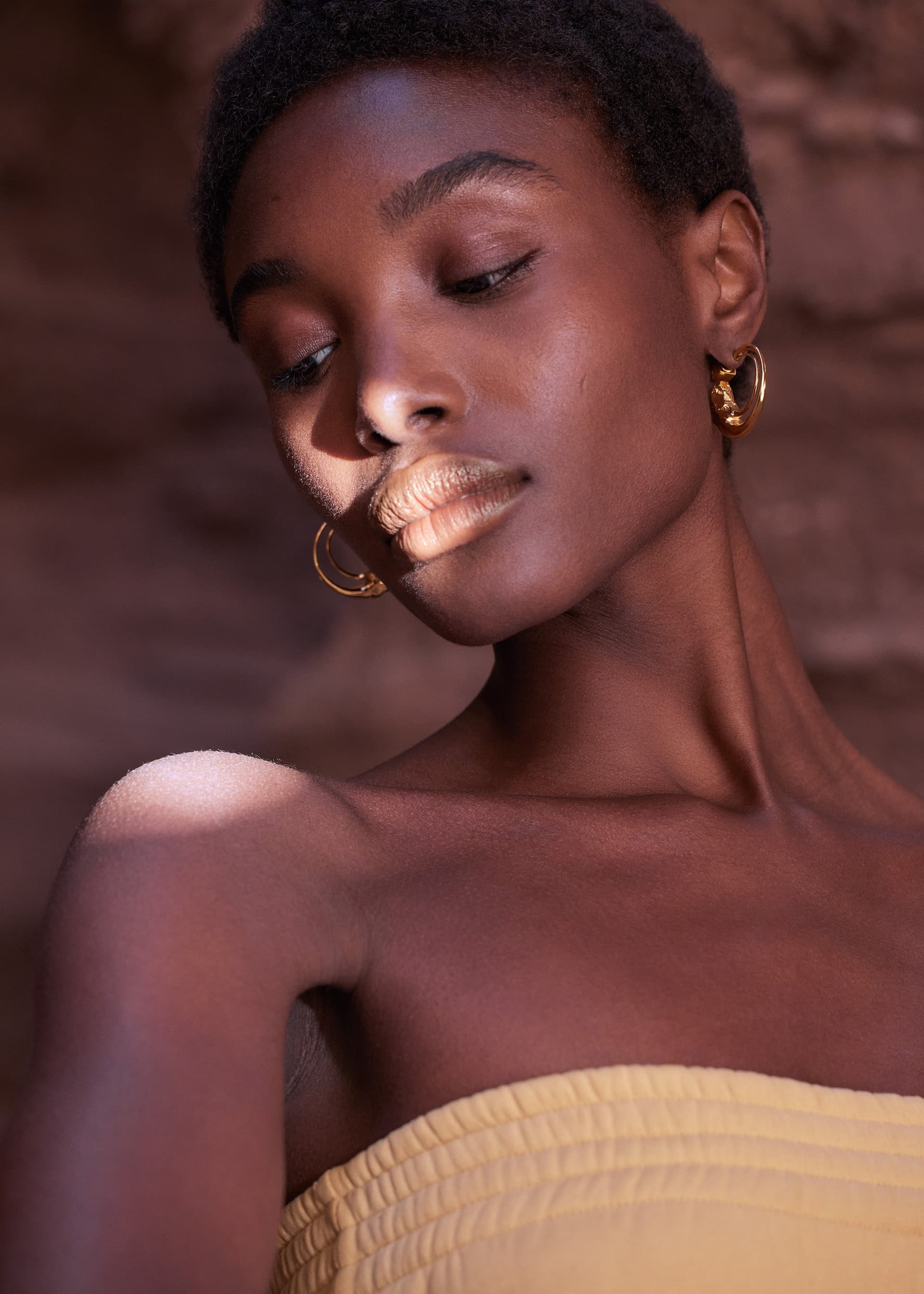 Créoles Eroz - Dorée à l’or 24 carats - Photo 6