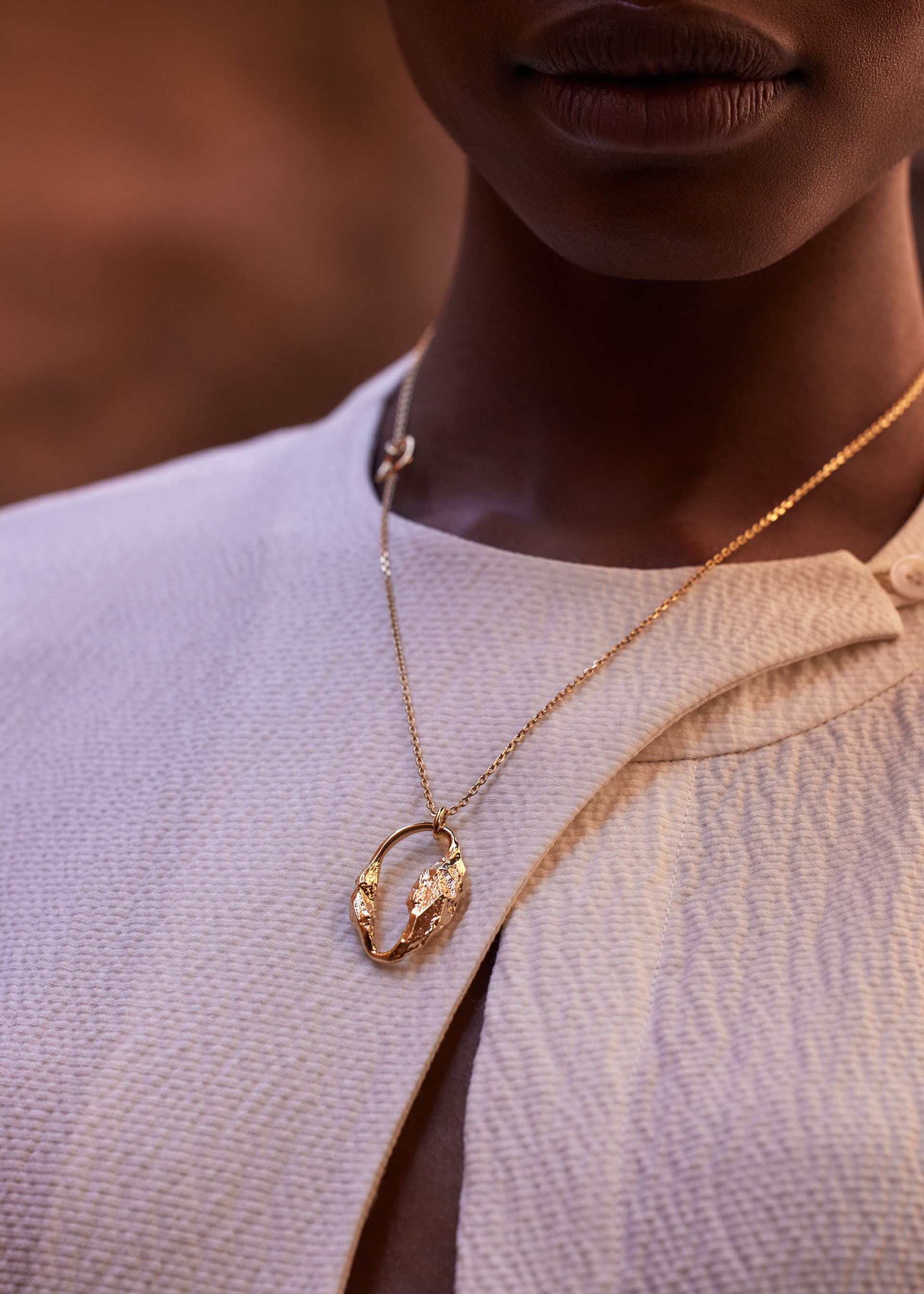 Pendentif Eroz - Dorée à l’or 24 carats - Photo 1