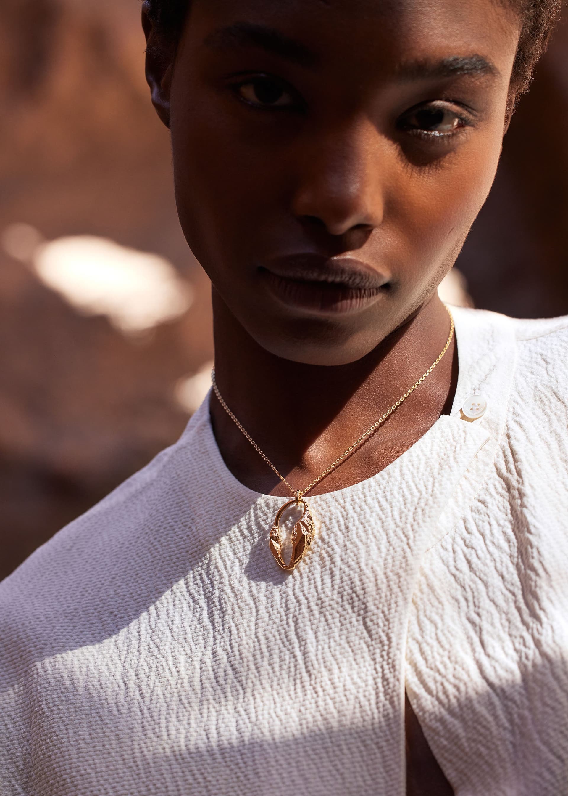 Pendentif Eroz - Dorée à l’or 24 carats - Photo 2