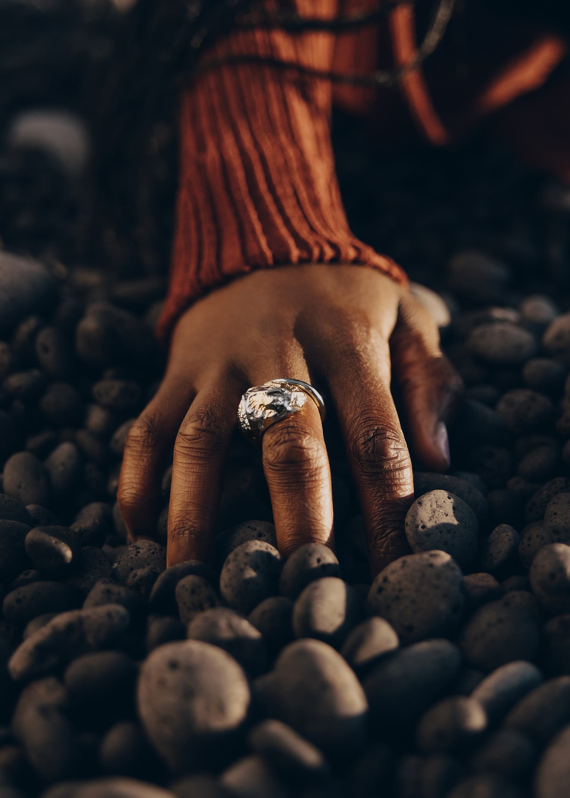 Bague Eroz - Duo palladium et dorure 24 carats - Photo 2