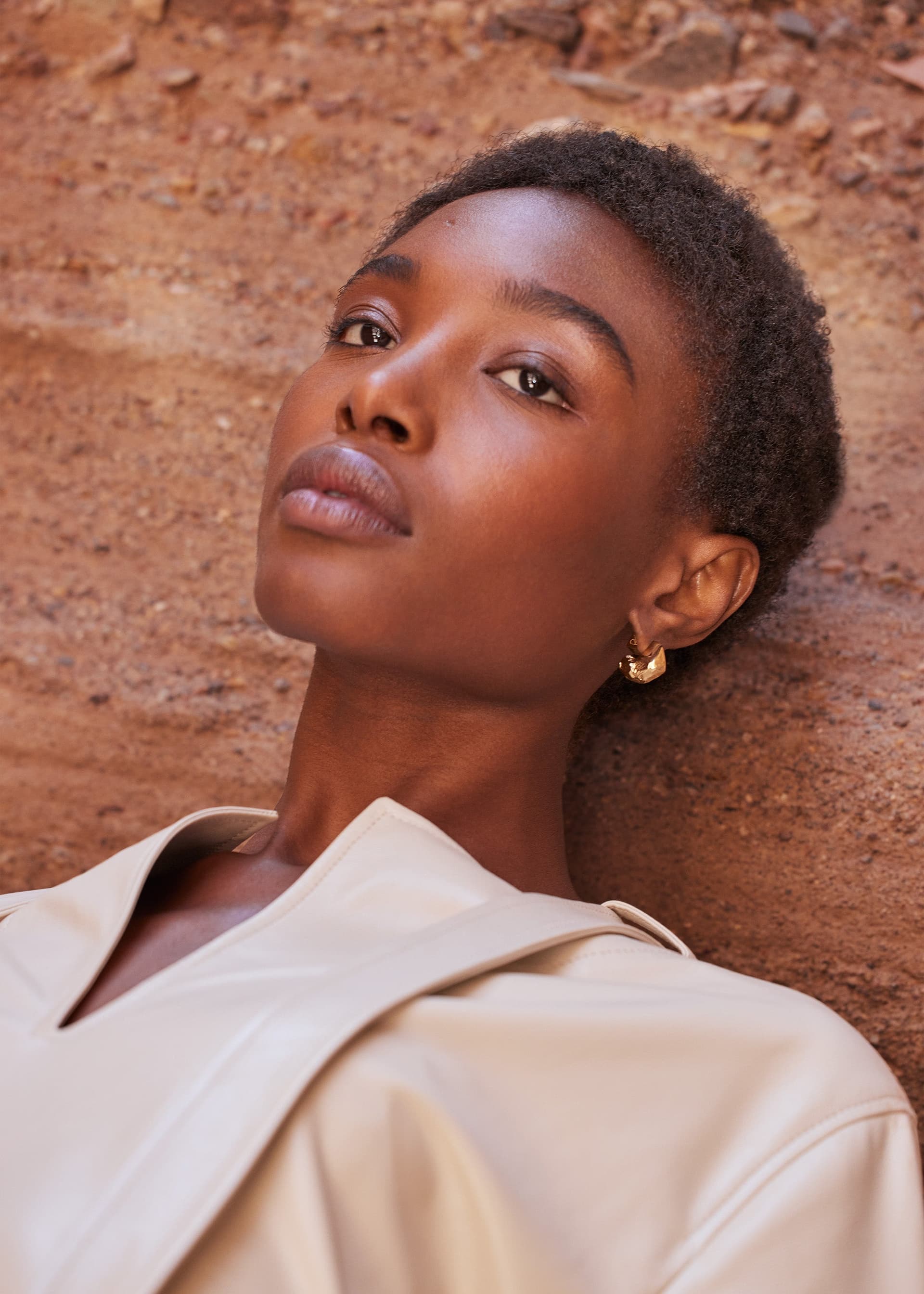 Puces d’oreilles Eroz - Dorée à l’or 24 carats - Photo 1