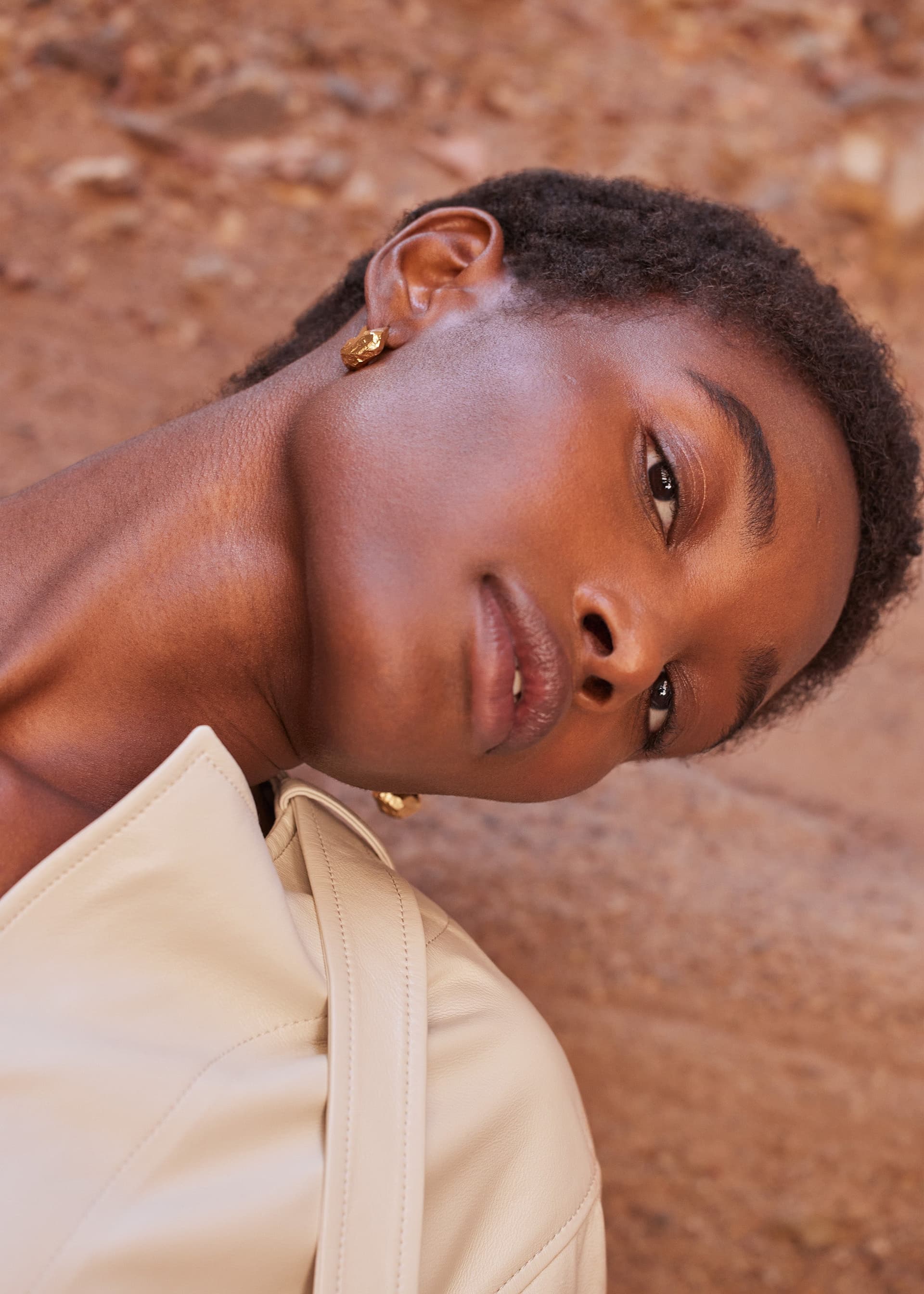 Puces d’oreilles Eroz - Dorée à l’or 24 carats - Photo 6