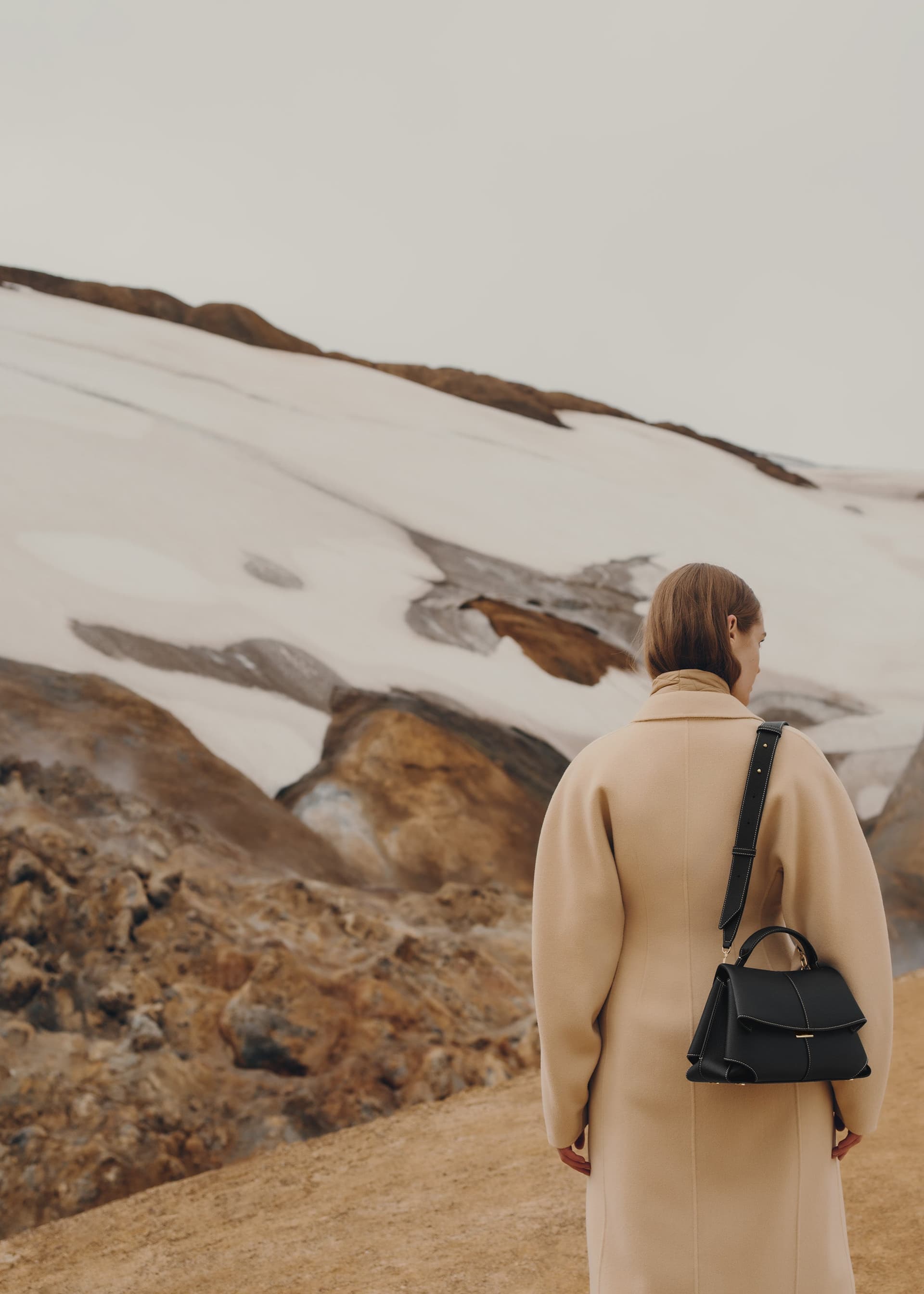 Mokki - Noir Coutures Ecrues Grainé - Photo 3