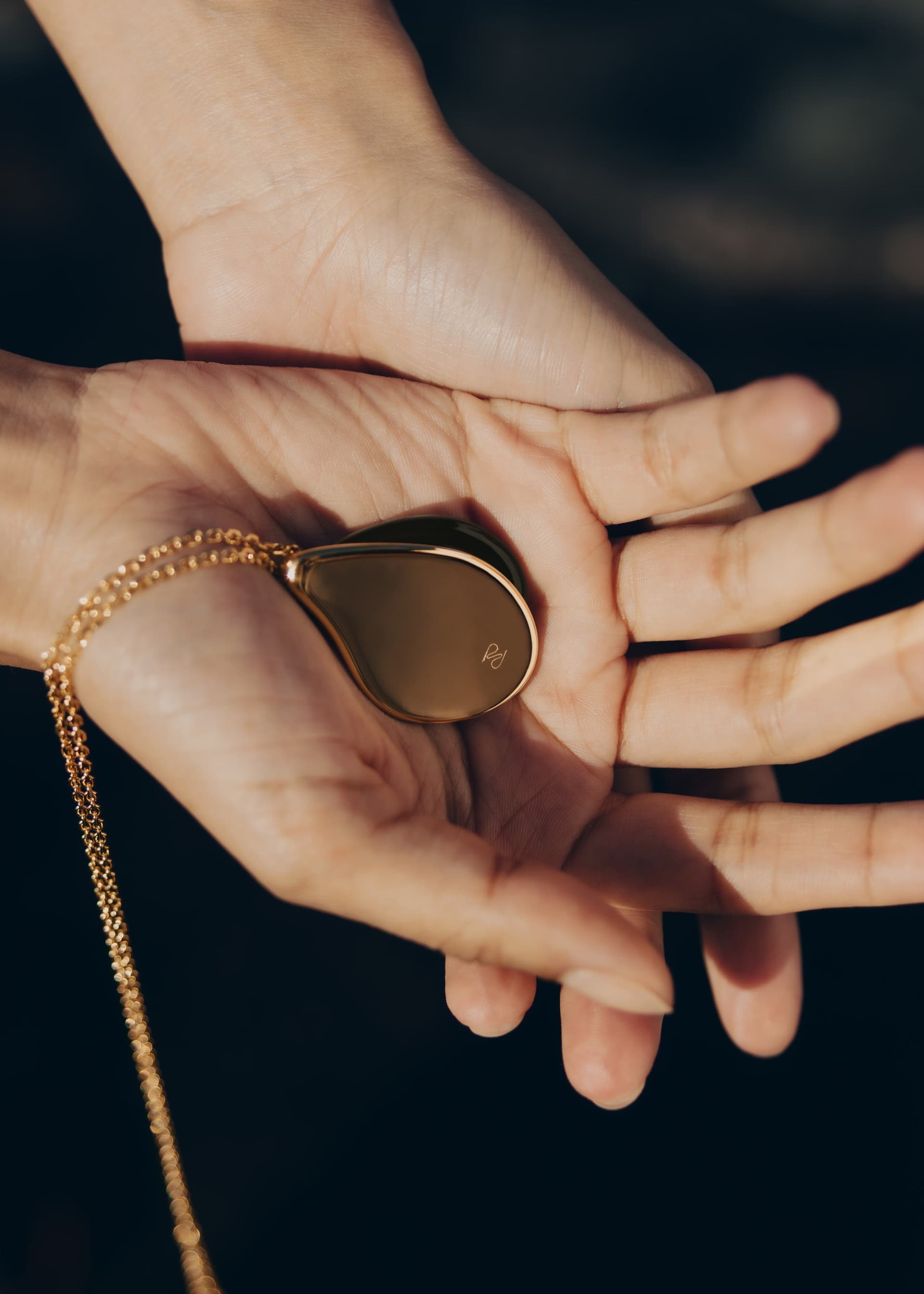 Pendentif Naé - Verre fumé - Photo 2