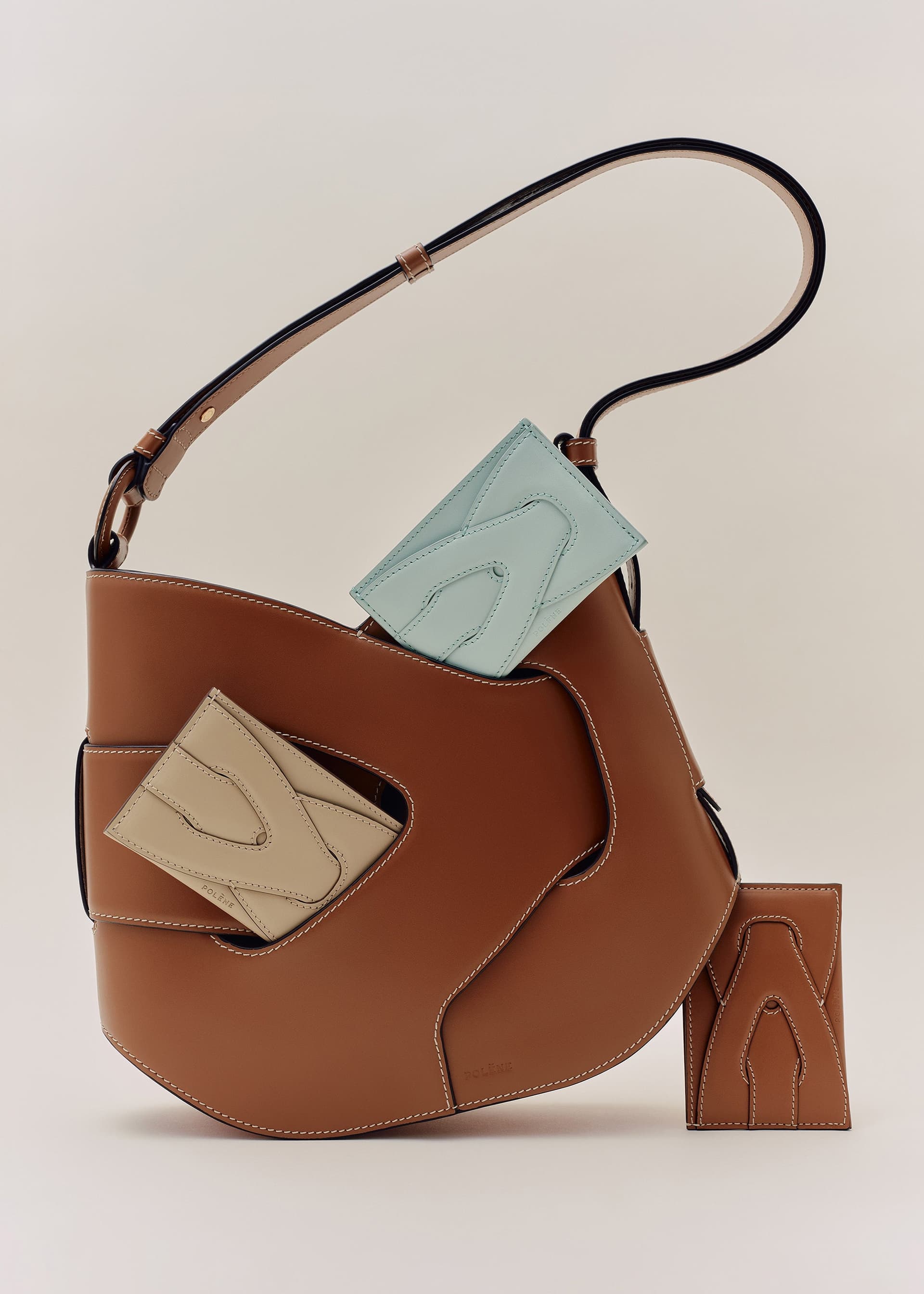 Porte cartes Nodde - Taupe - Photo 2