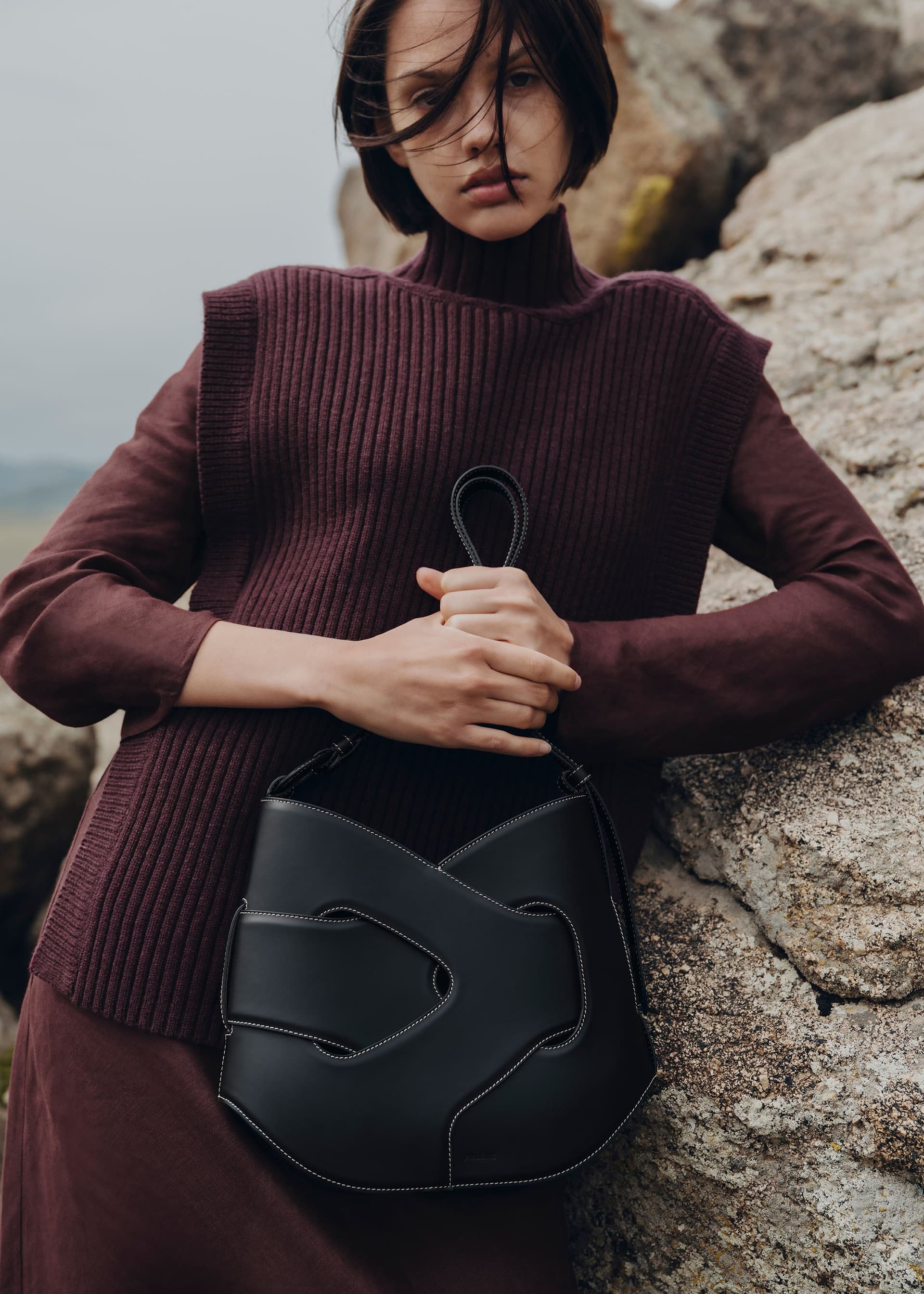 Nodde Hobo - Noir Lisse - Photo 1