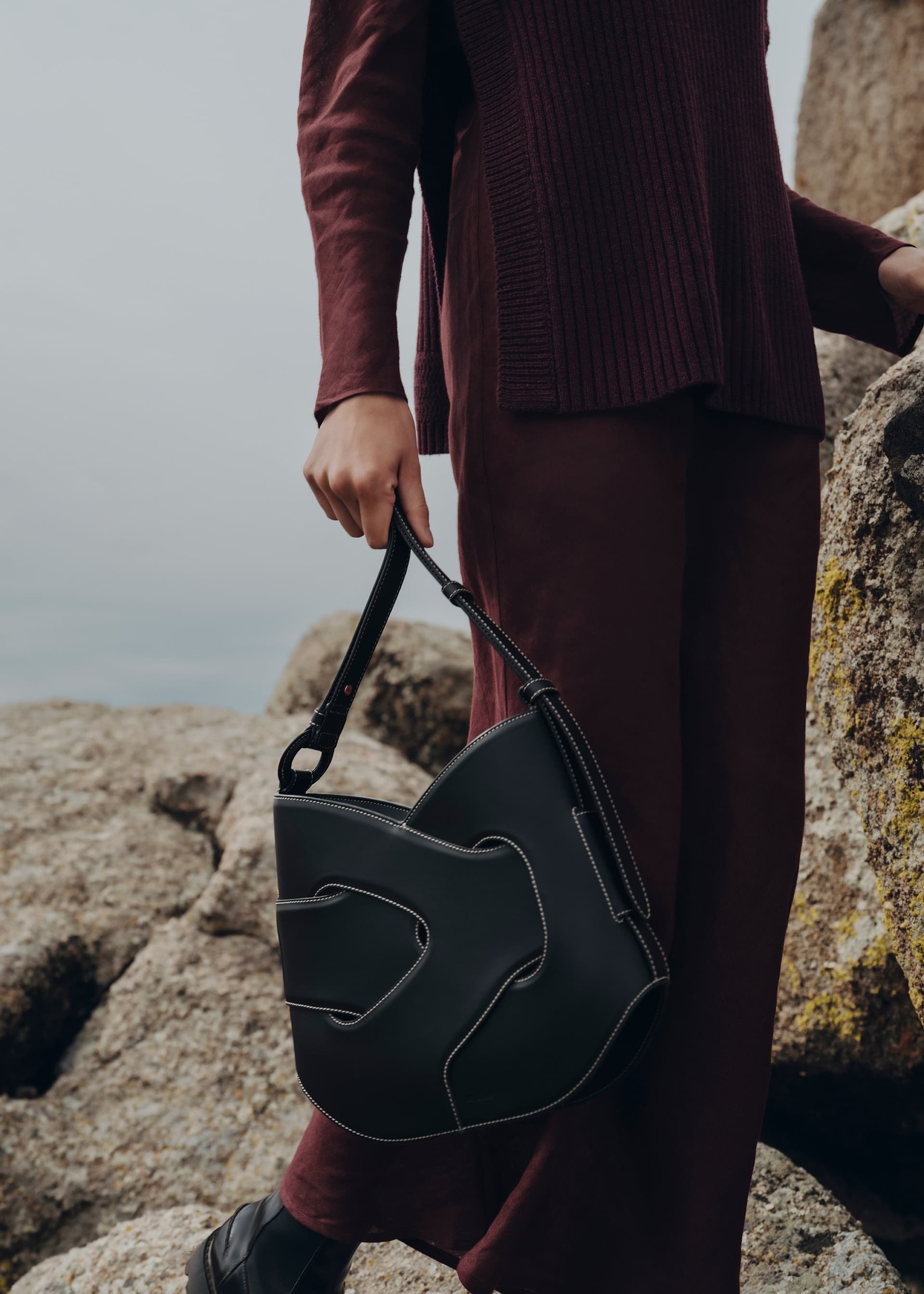 Nodde Hobo - Noir Lisse - Photo 2