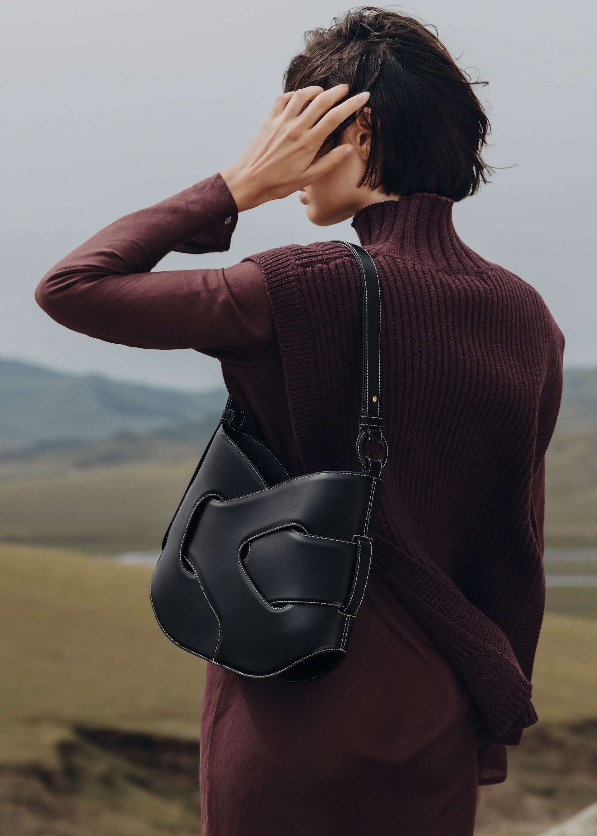 Nodde Hobo - Noir Lisse - Photo 3