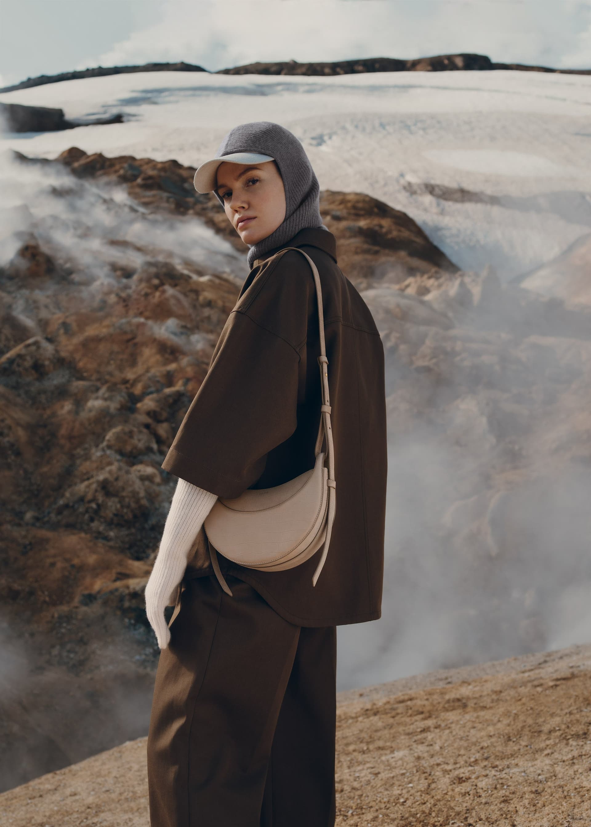 Numéro Dix - Taupe Nubuck Crocodile - Photo 1