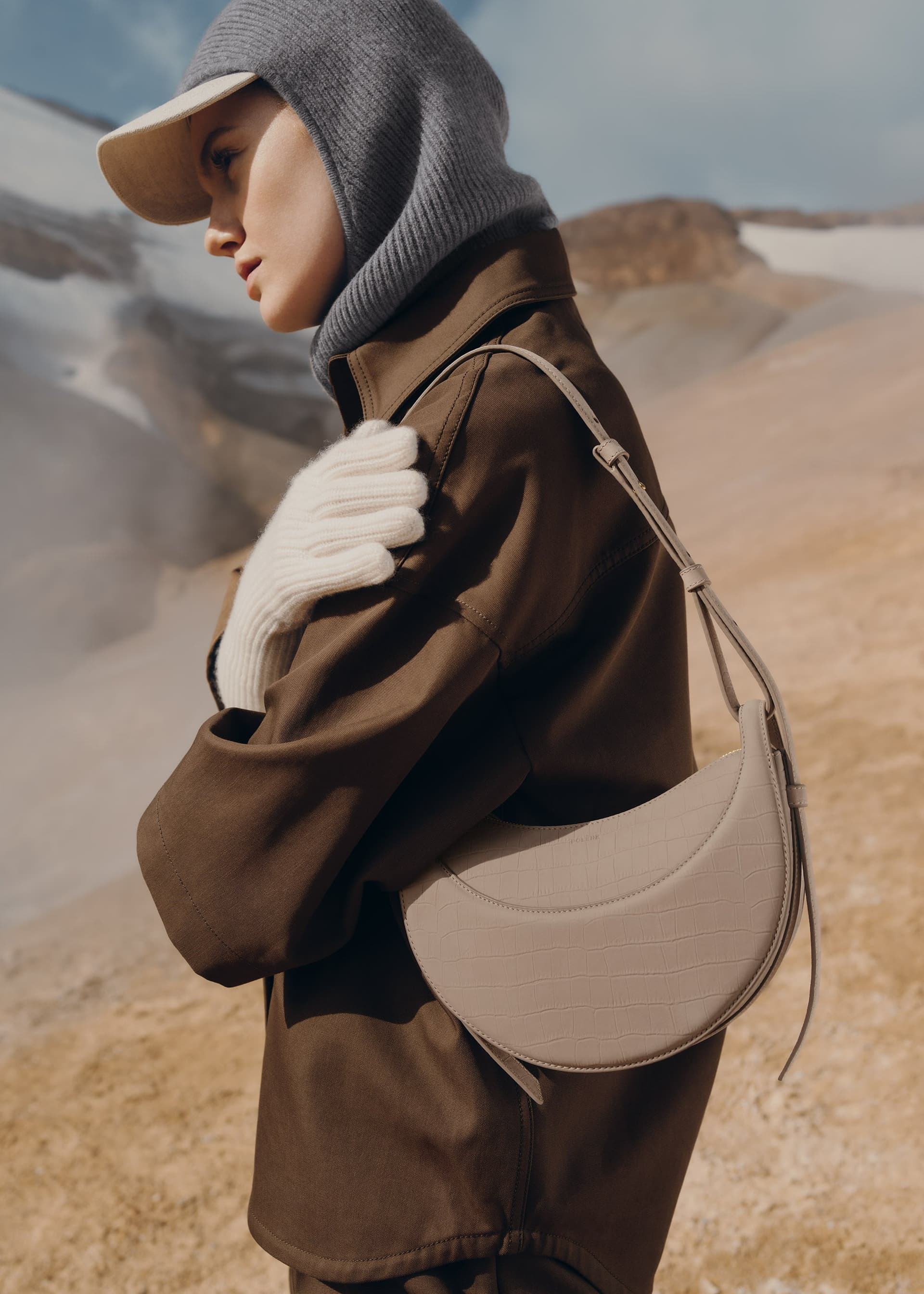 Numéro Dix - Taupe Nubuck Crocodile - Photo 4