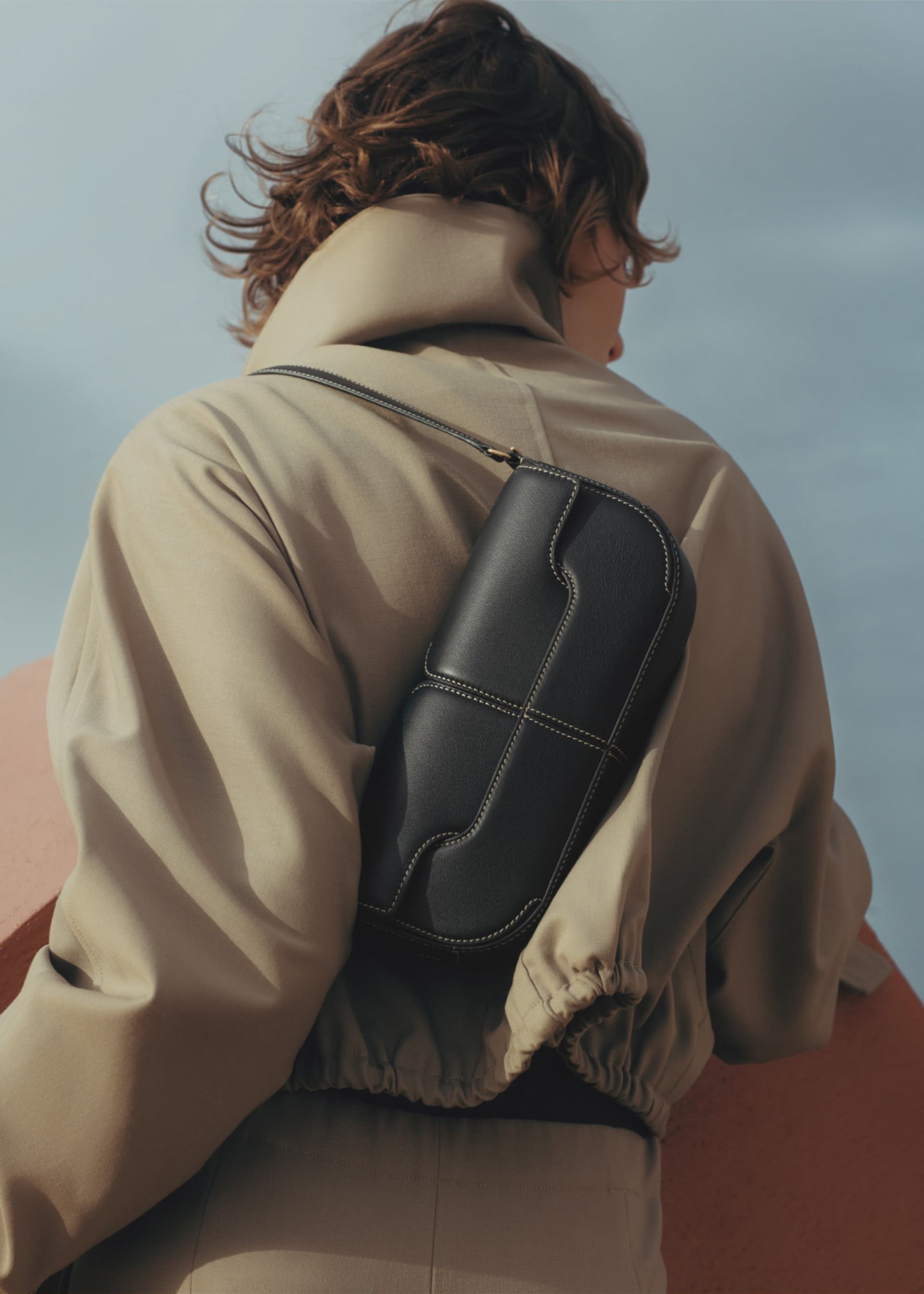 Osmo - Noir Coutures Écrues Lisse - Photo 3