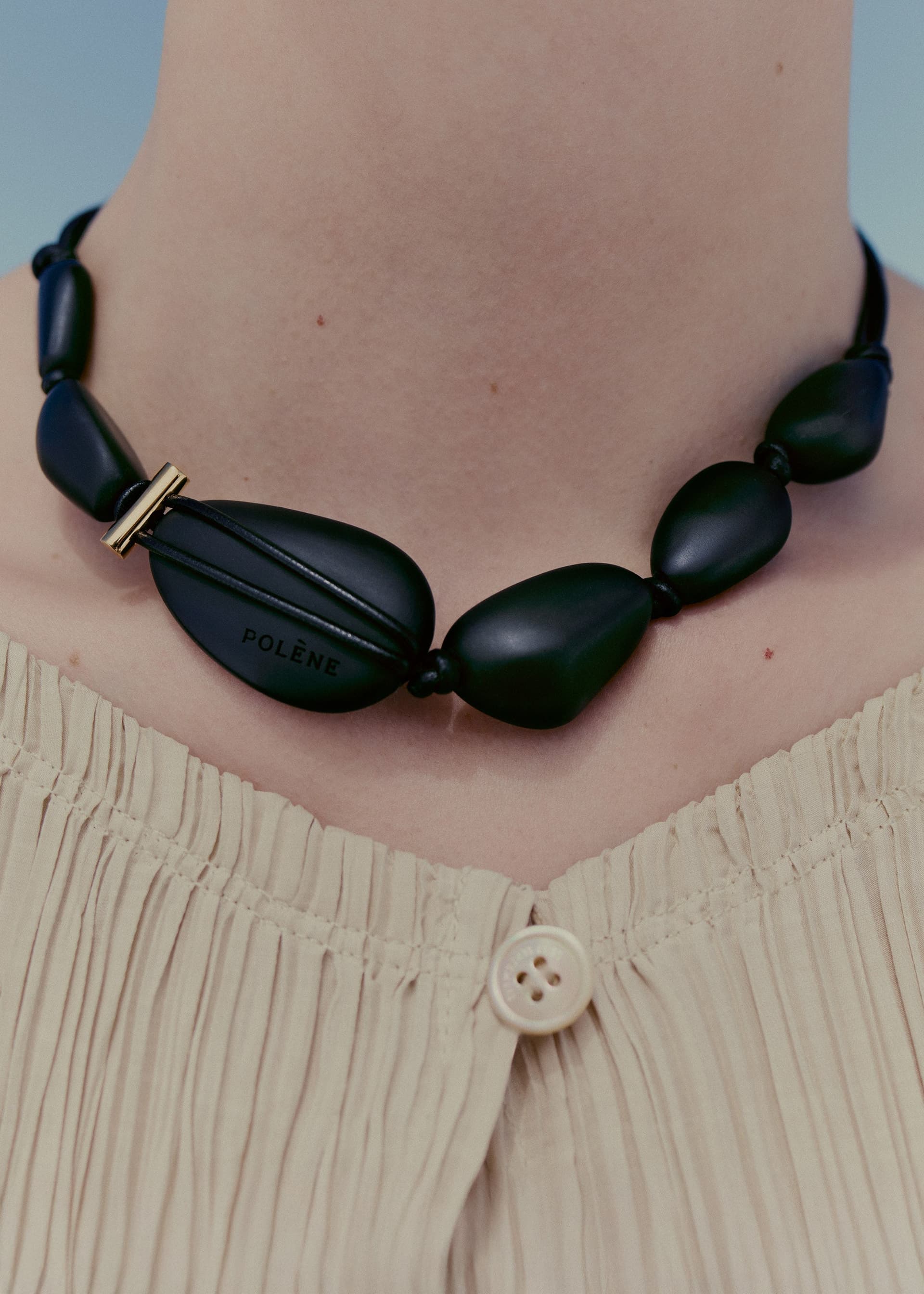 Collier Téré - Marbre Noir - Photo 2